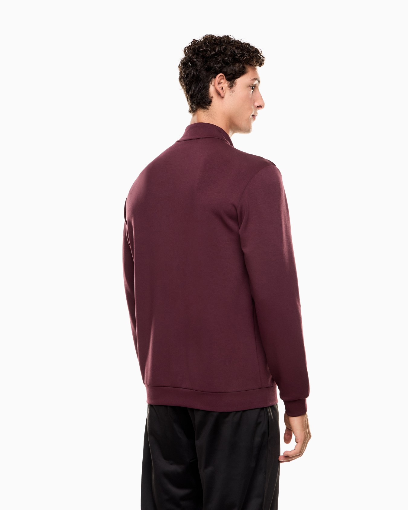 Sweat-shirt Lux Identity en interlock de mélange de modal Diapositive 2