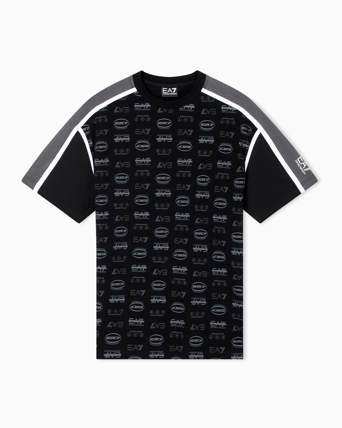 <オンライン限定>Logo Series クルーネックTシャツ コットン オールオーバーモノグラムモチーフ スライドする 0