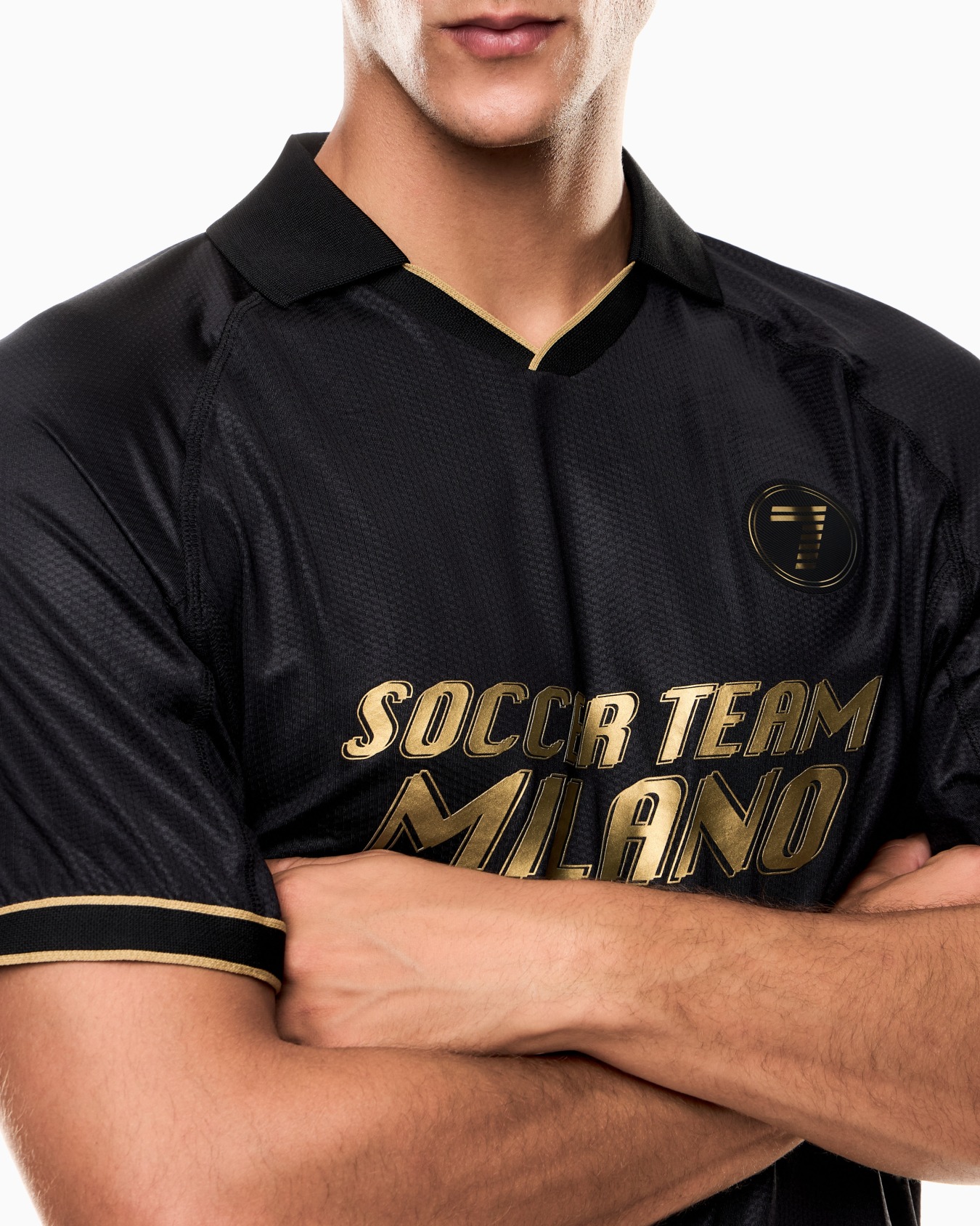 Completo t-shirt e shorts Soccer in jersey jacquard Slide 3