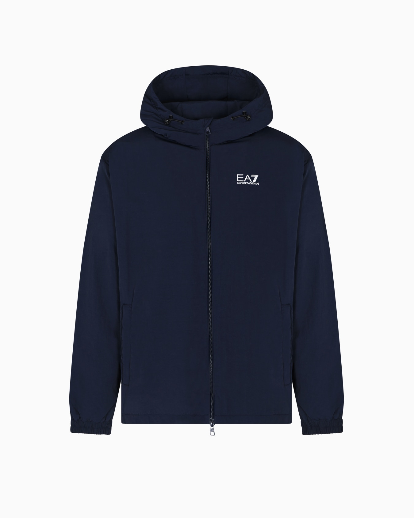 Core Identity nylon hooded sweatshirt Slide 0