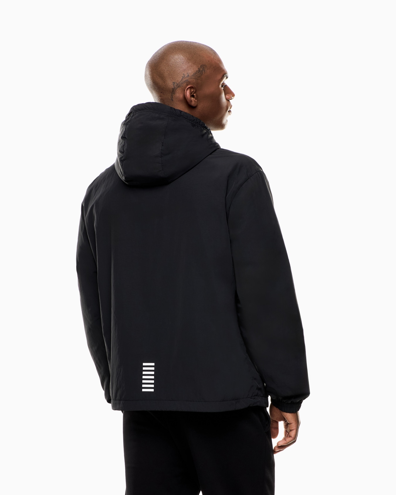 Sweat-shirt à capuche Core Identity en nylon Diapositive 3