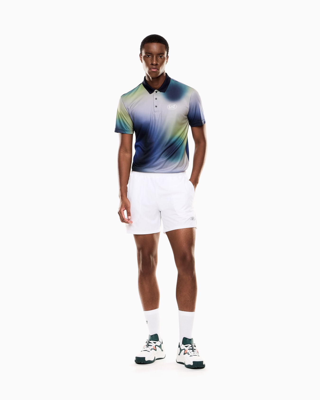 Tennis Pro ポロシャツ VENTUS7テクニカルファブリック プリント スライドする 1