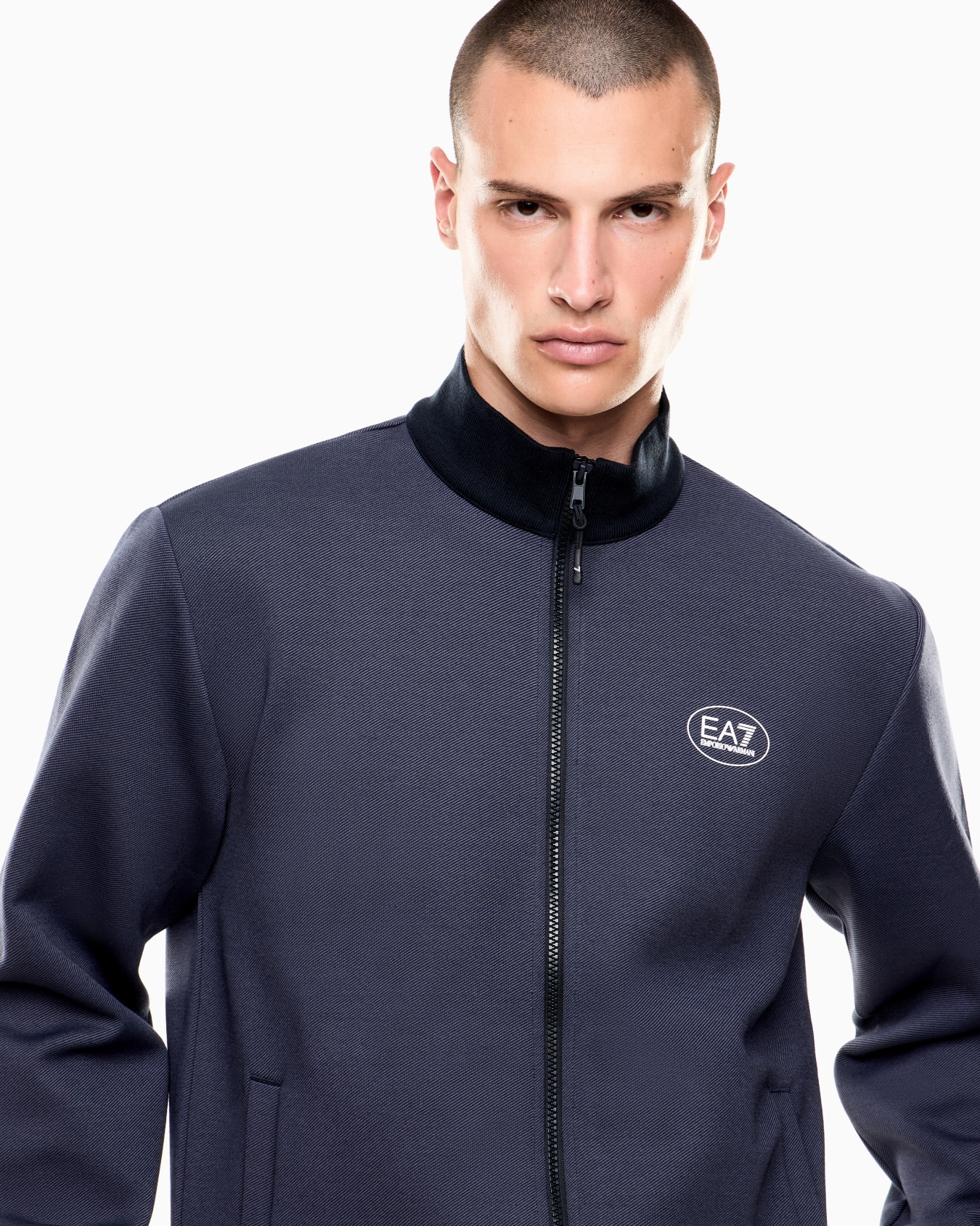 Sweat-shirt Tennis Club en interlock de mélange de viscose stretch Diapositive 4