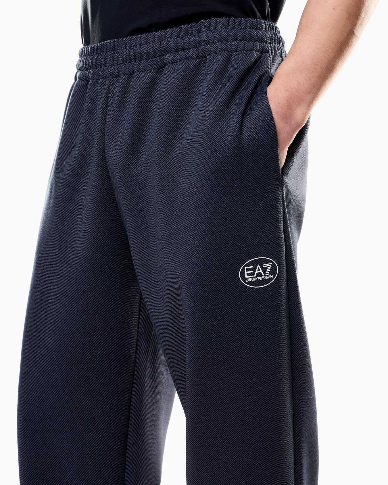 Pantalones de chándal de interlock de mezcla de viscosa elástica Tennis Club Diapositiva 4