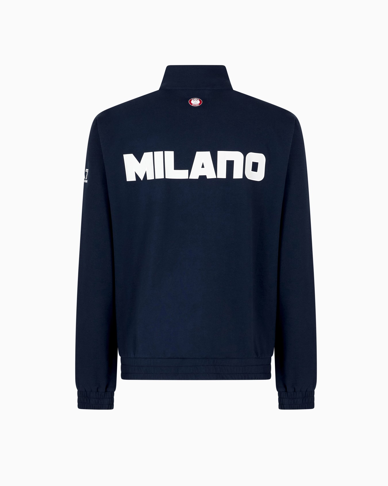 Olimpia Milano Zip-up sweatshirt in cotton jersey Slide 3