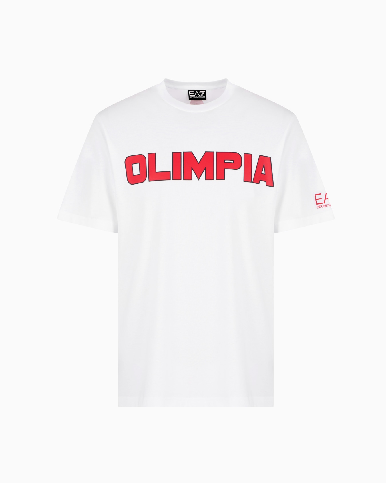 Olimpia Milano T-shirt col rond en coton Diapositive 0