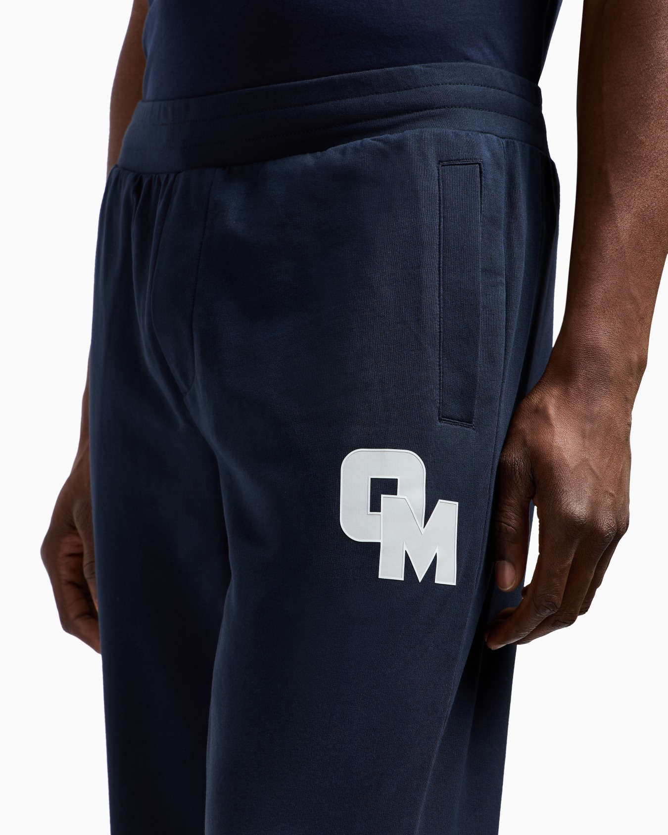 Olimpia Milano Jogginghose aus Baumwollfleece Folie 4
