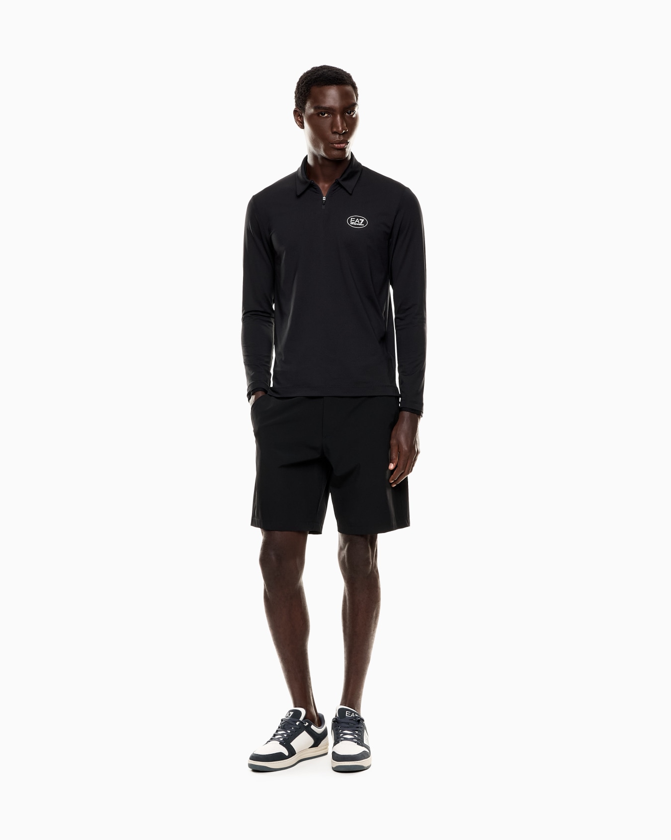 Golf Pro long-sleeved polo shirt in VENTUS7 technical fabric Slide 1