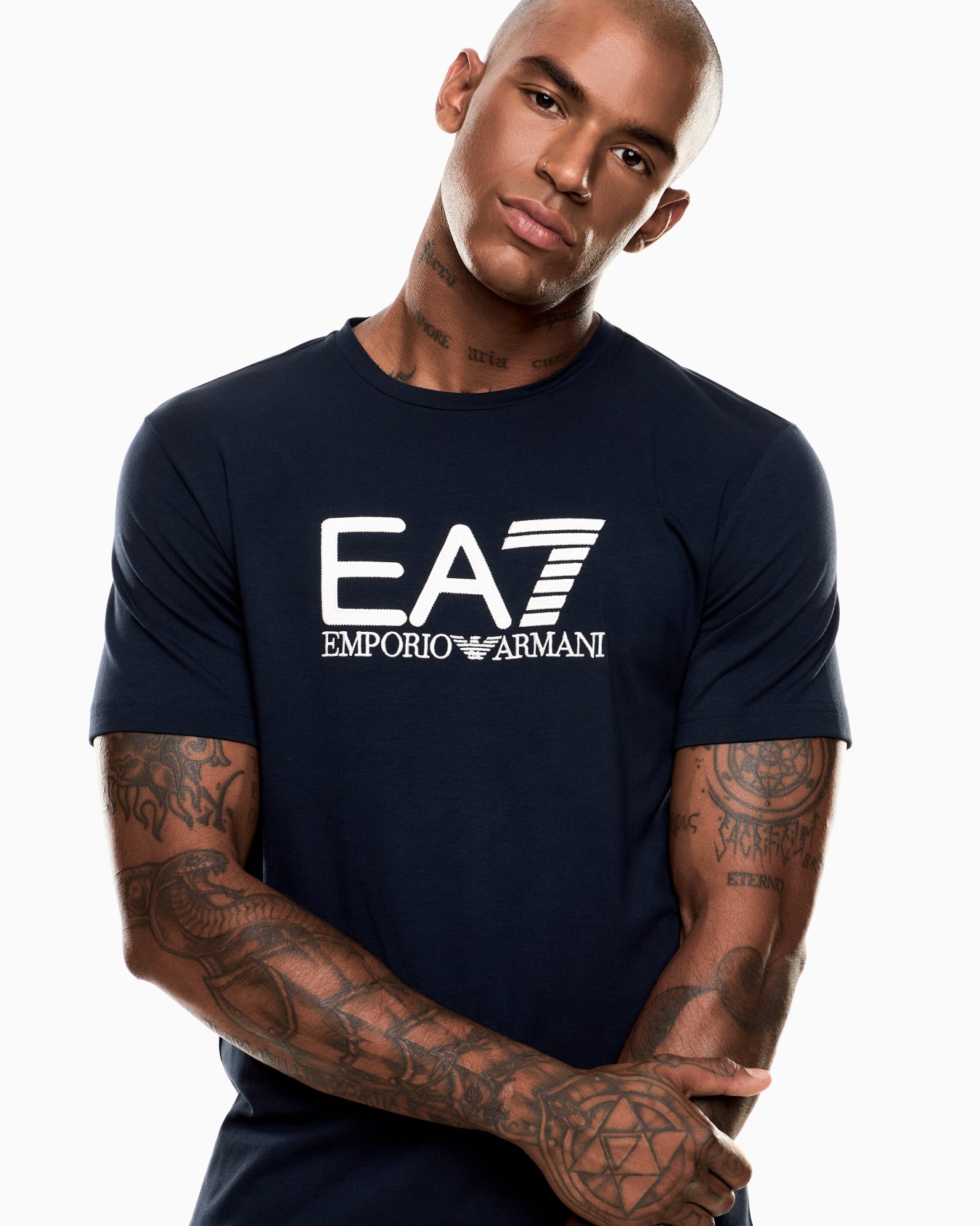 Visibility short-sleeved T-shirt in cotton stretch jersey Slide 5