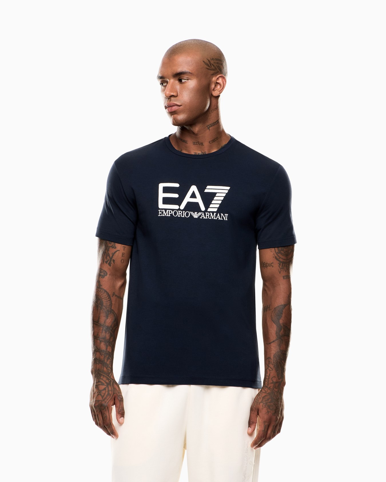 Visibility short-sleeved T-shirt in cotton stretch jersey Slide 4