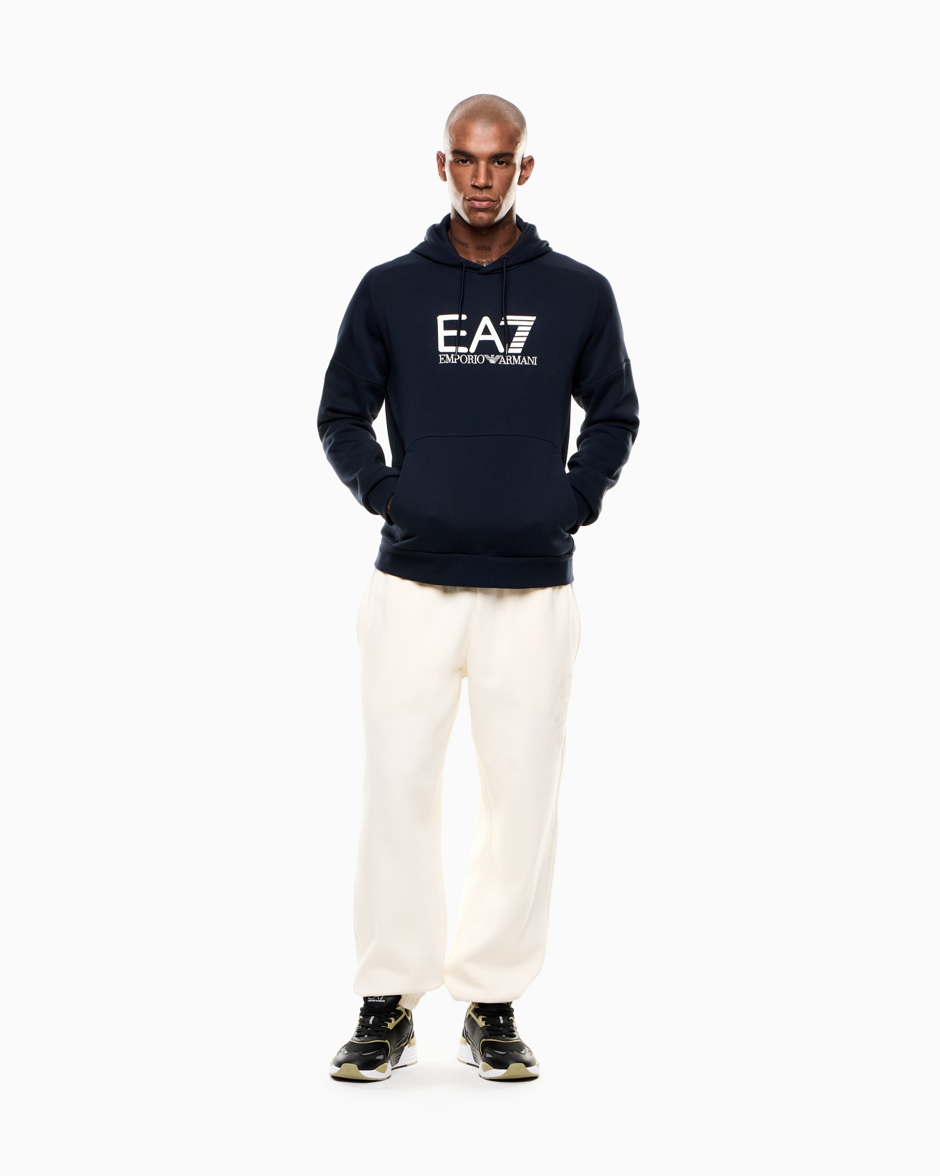 Visibility cotton-blend hooded sweatshirt Slide 2