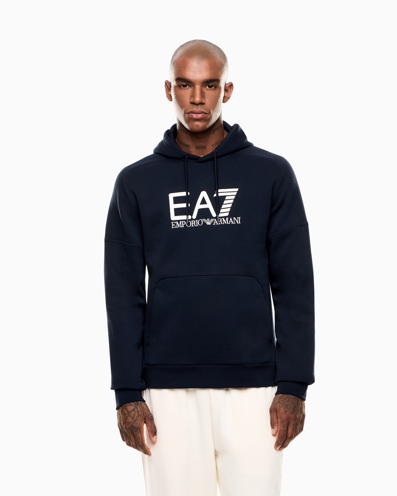 Visibility cotton-blend hooded sweatshirt Slide 4