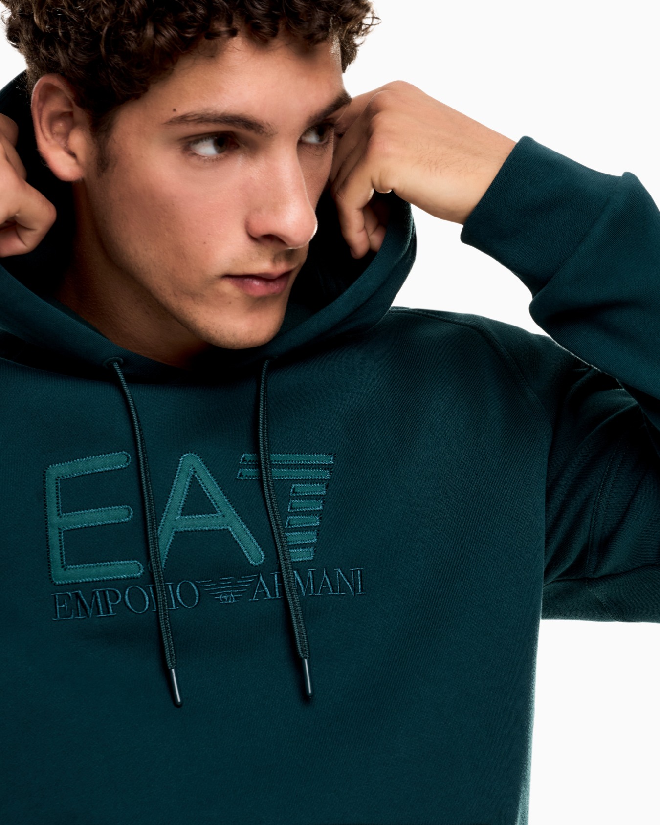 Visibility cotton-blend hooded sweatshirt Slide 4