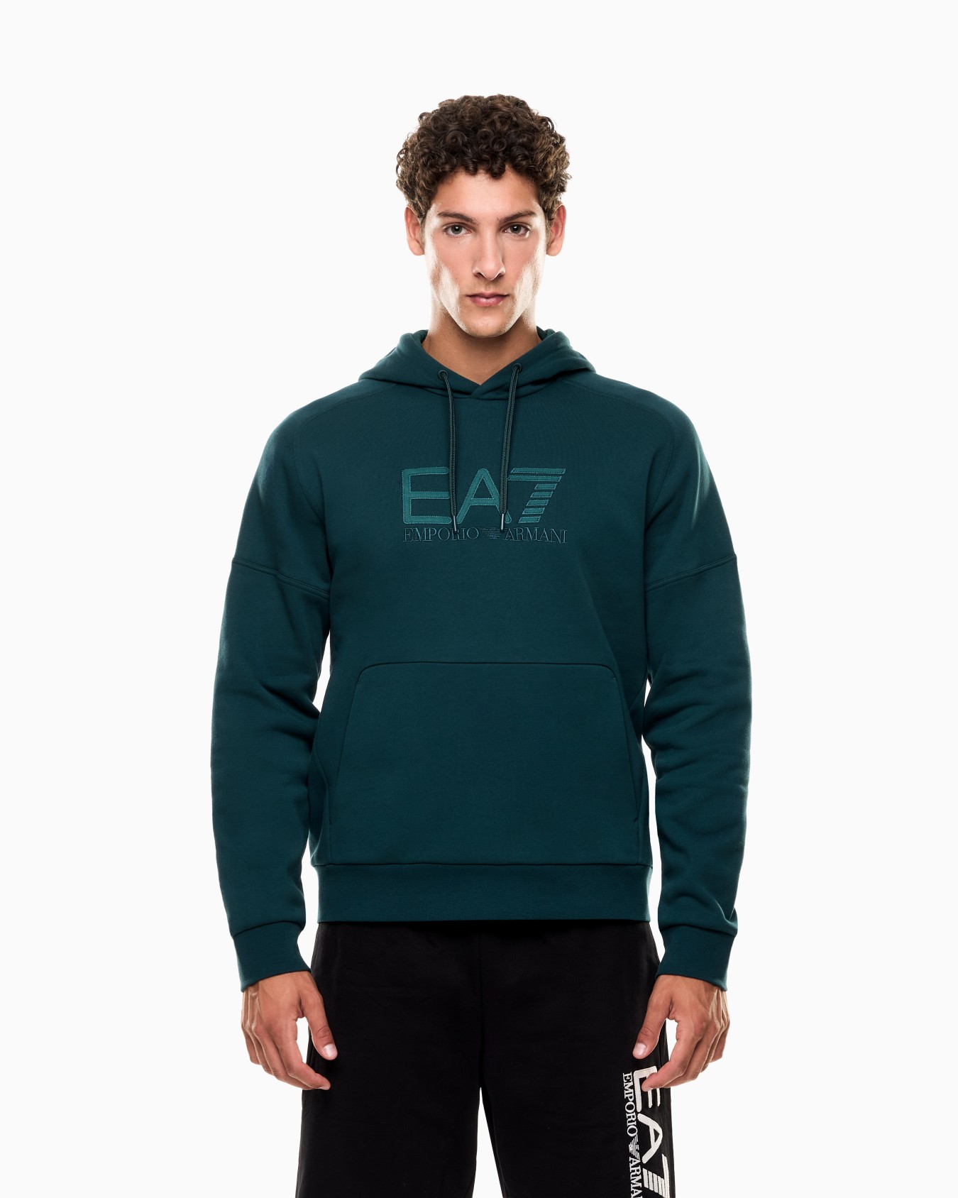 Visibility cotton-blend hooded sweatshirt Slide 3
