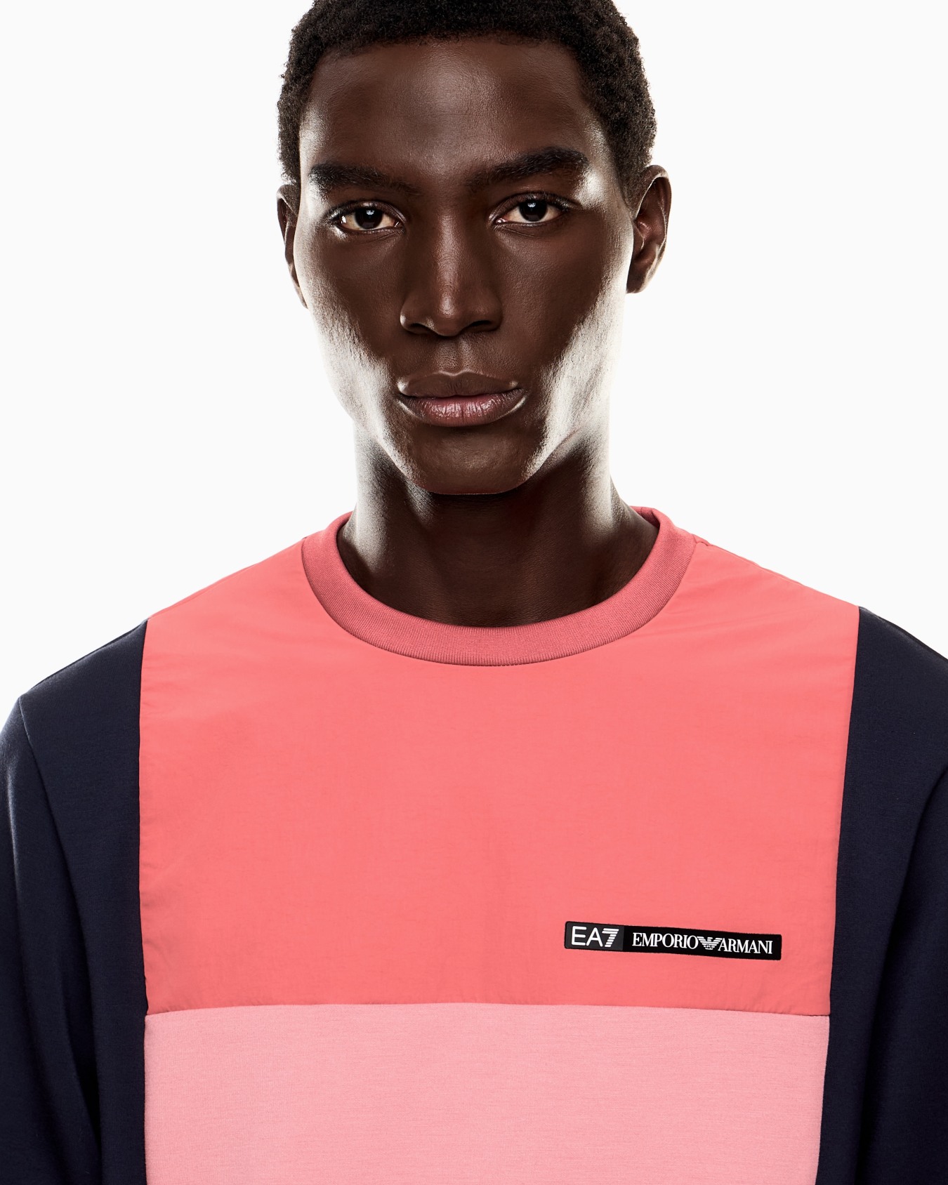<オンライン限定>Athletic Colour Block クルーネック スウェットシャツ ストレッチビスコース混紡  スライドする 4