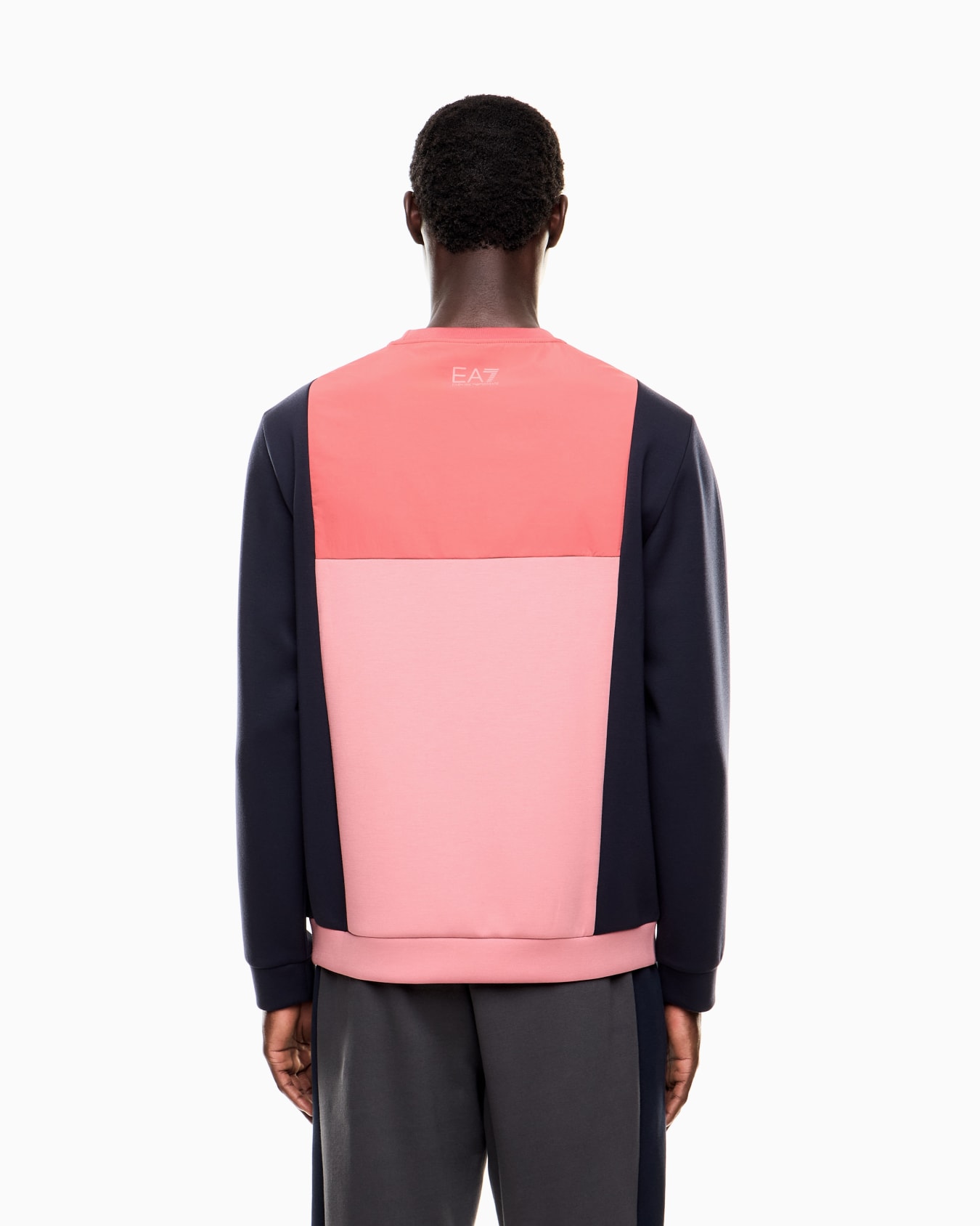 <オンライン限定>Athletic Colour Block クルーネック スウェットシャツ ストレッチビスコース混紡  スライドする 2