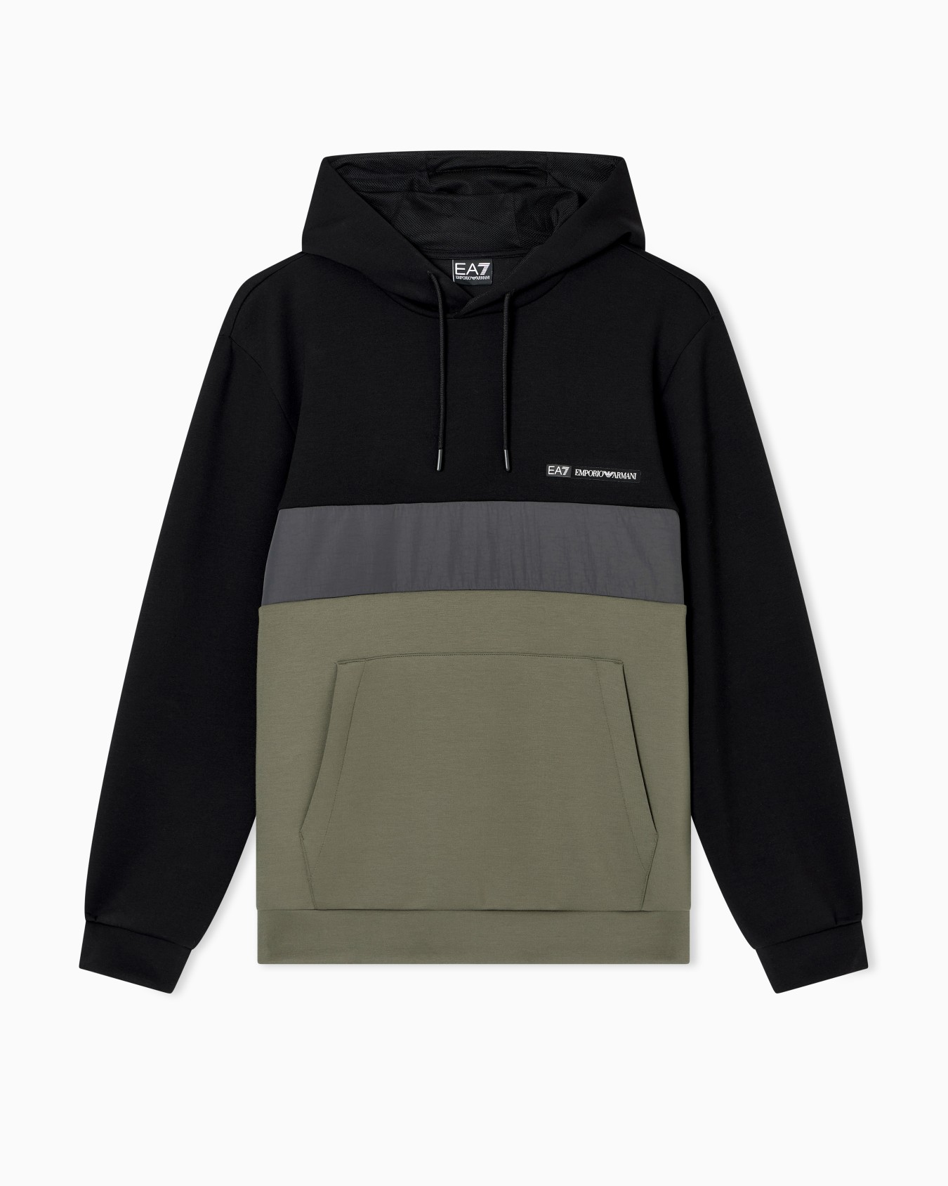 <オンライン限定>Athletic Colour Block フード付きスウェットシャツ ナイロン／ビスコース混紡 スライドする 0