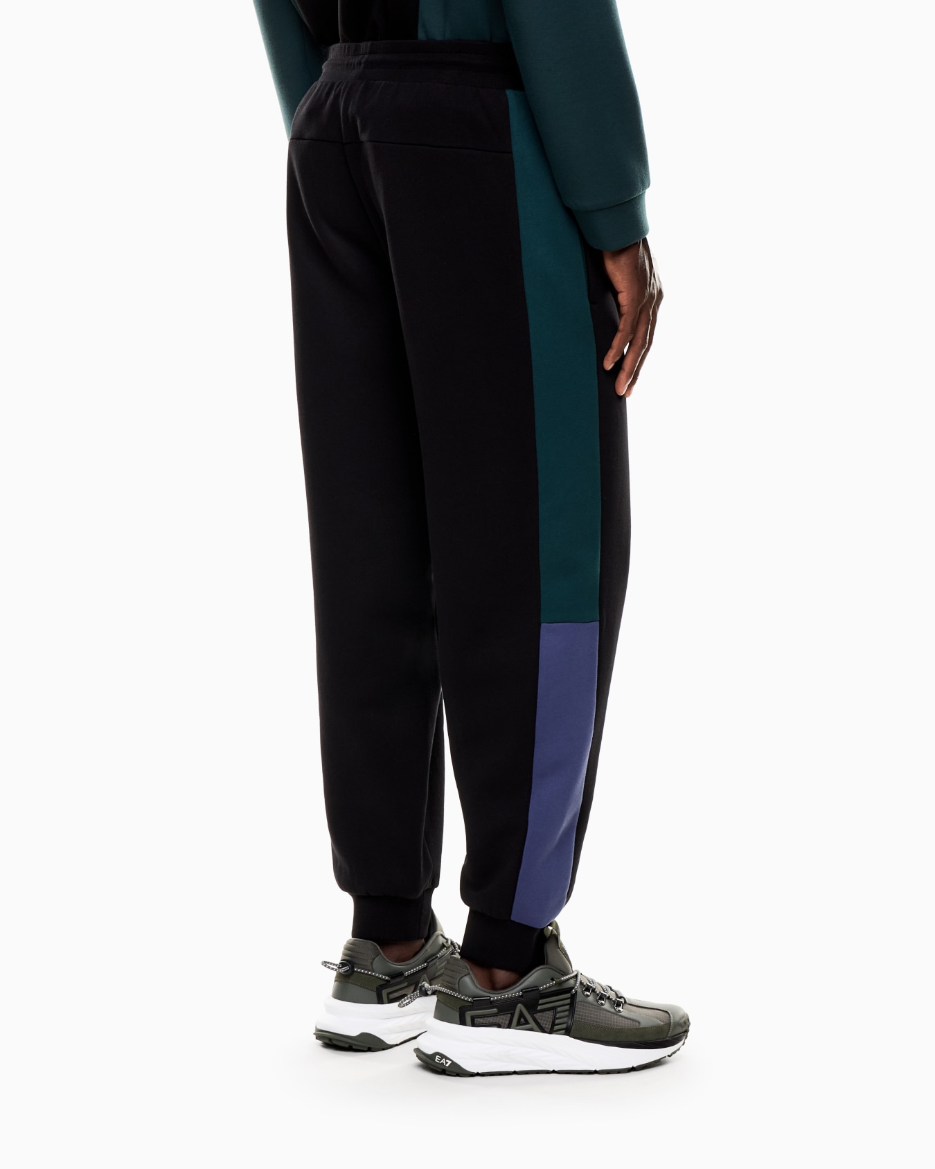 ASV Athletic Colour Block joggers in an organic cotton blend Slide 2