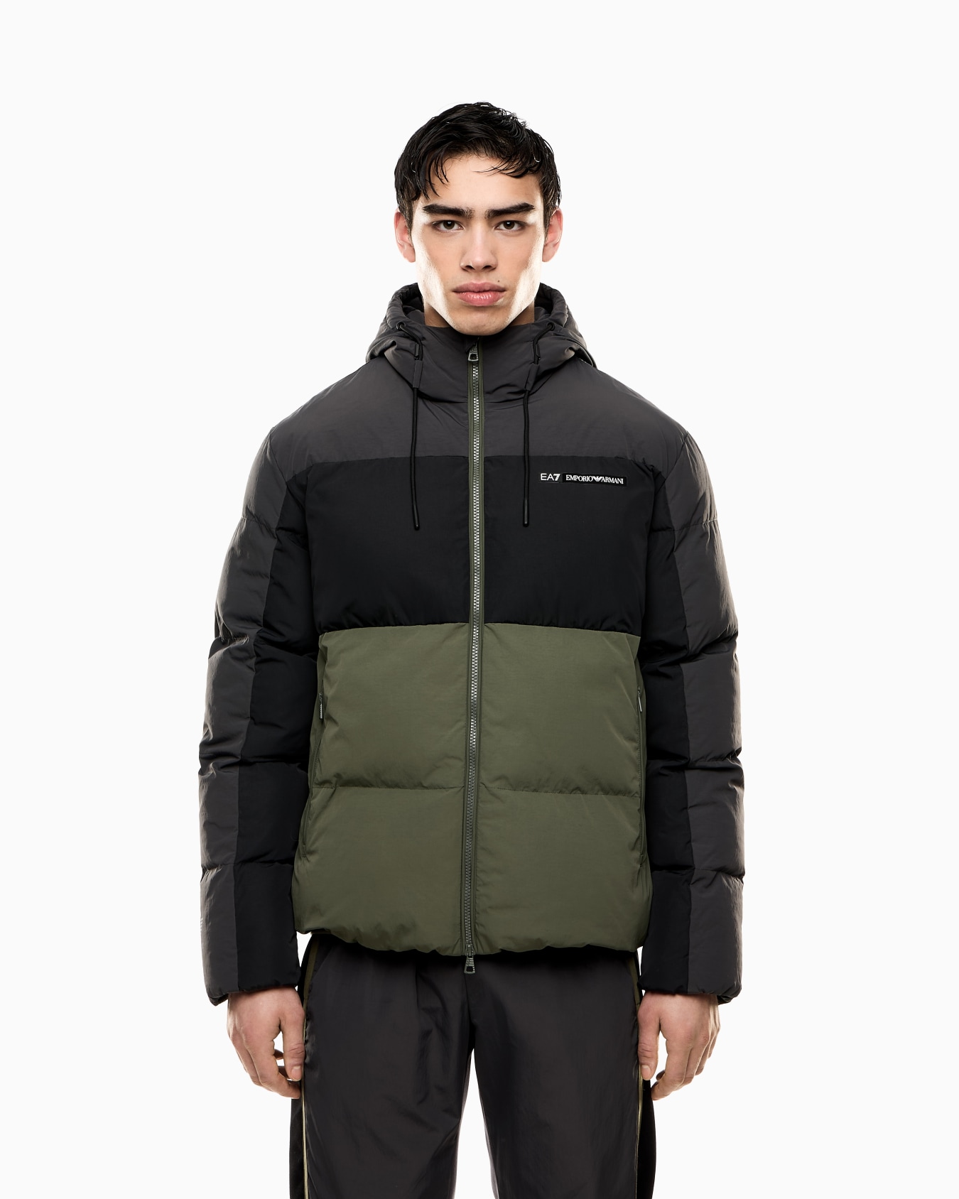Athletic Colour Block nylon jacket Slide 3