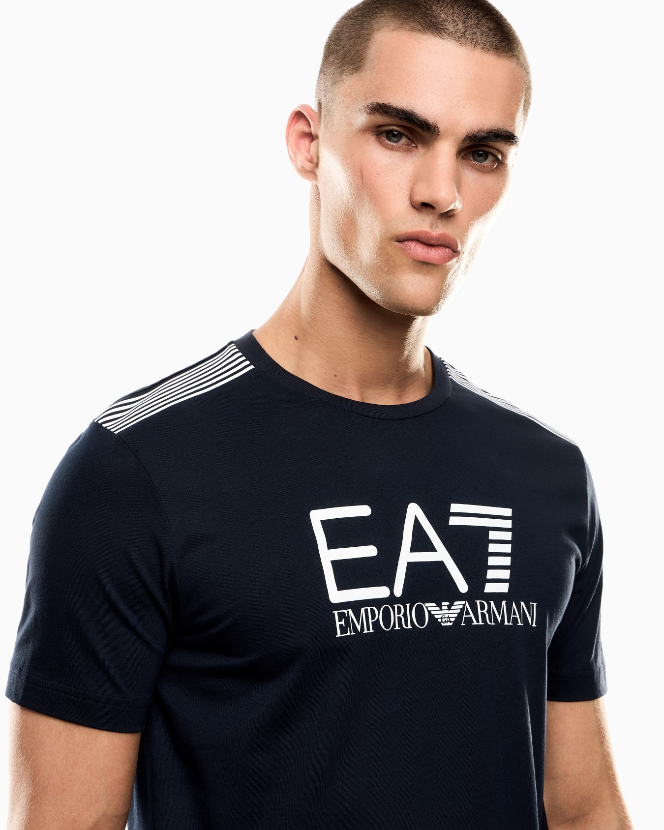 ASV 7 Lines cotton-blend jersey crew-neck T-shirt Slide 4
