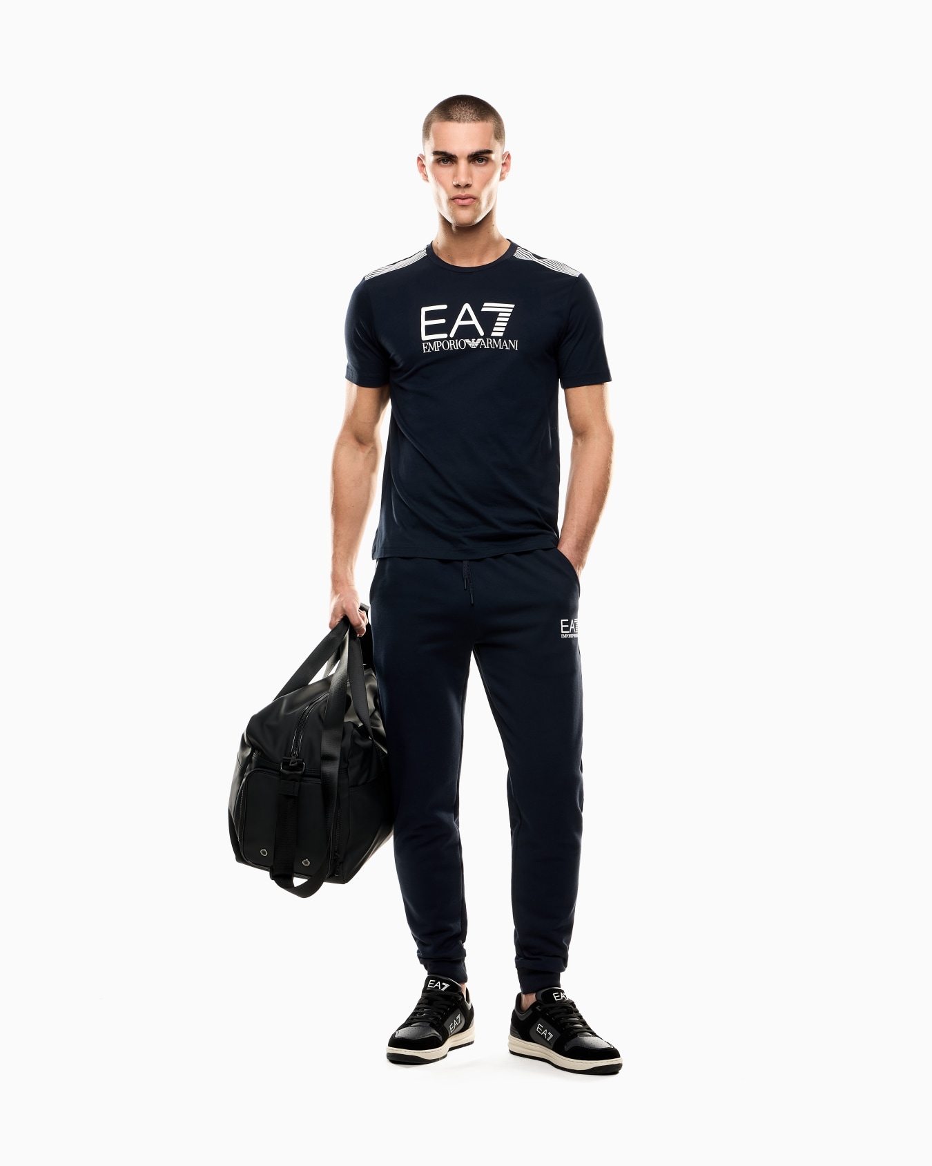 ASV 7 Lines cotton-blend jersey crew-neck T-shirt Slide 1