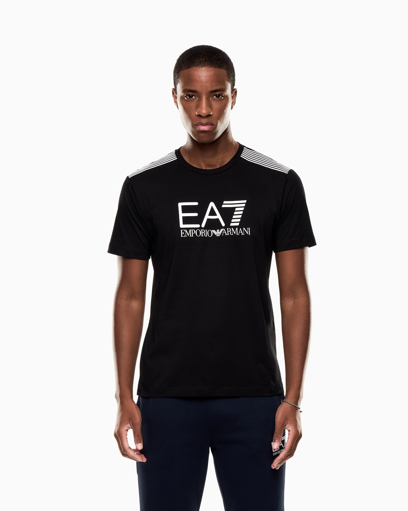 ASV 7 Lines cotton-blend jersey crew-neck T-shirt Slide 3