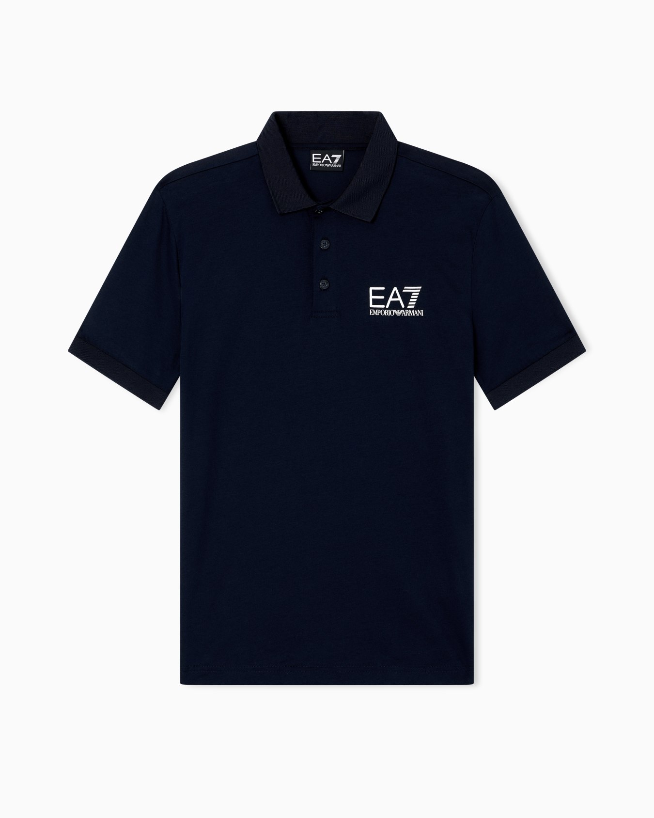 7 Lines cotton-blend jersey polo shirt  Slide 0