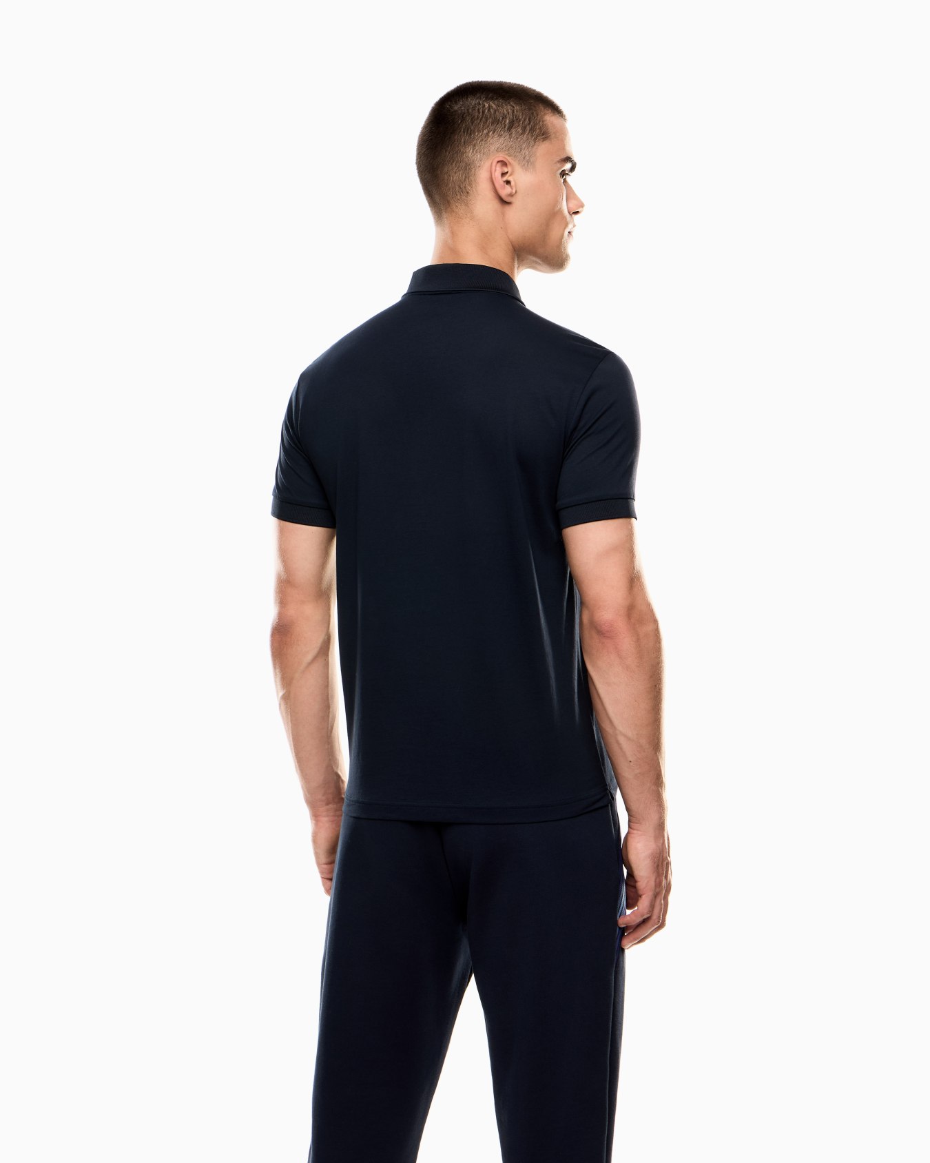 7 Lines cotton-blend jersey polo shirt  Slide 2