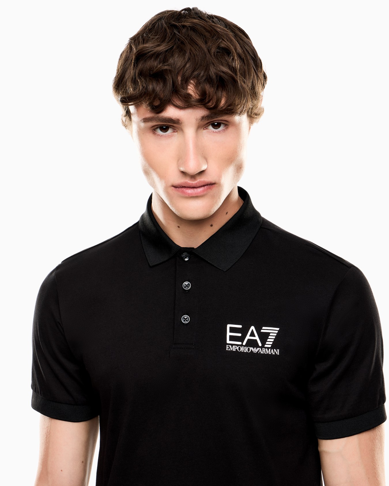 7 Lines cotton-blend jersey polo shirt  Slide 4