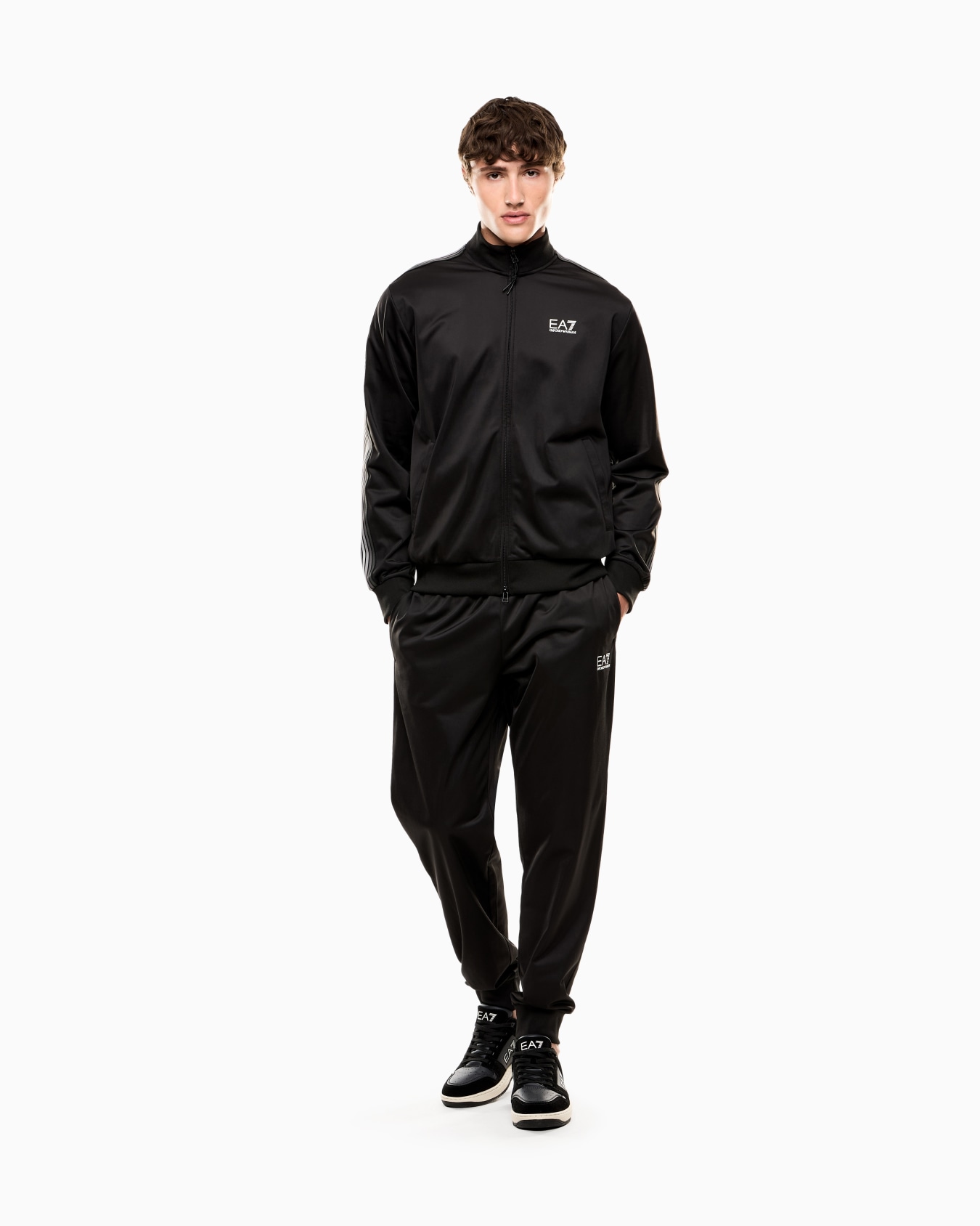 ASV 7 Lines tracksuit in recycled technical fabric Slide 1