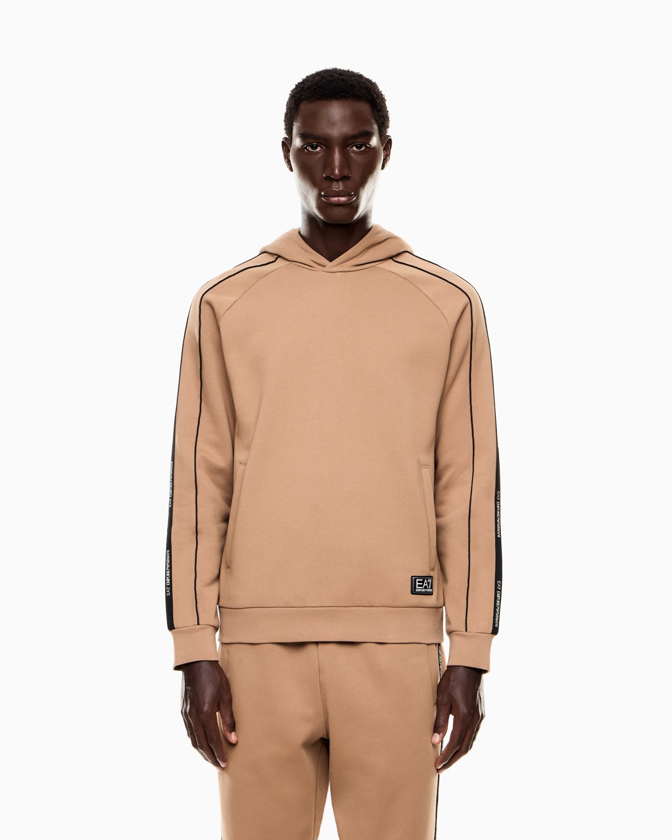 Logo Series Sweatshirt mit Kapuze aus Baumwollmischgewebe Folie 3