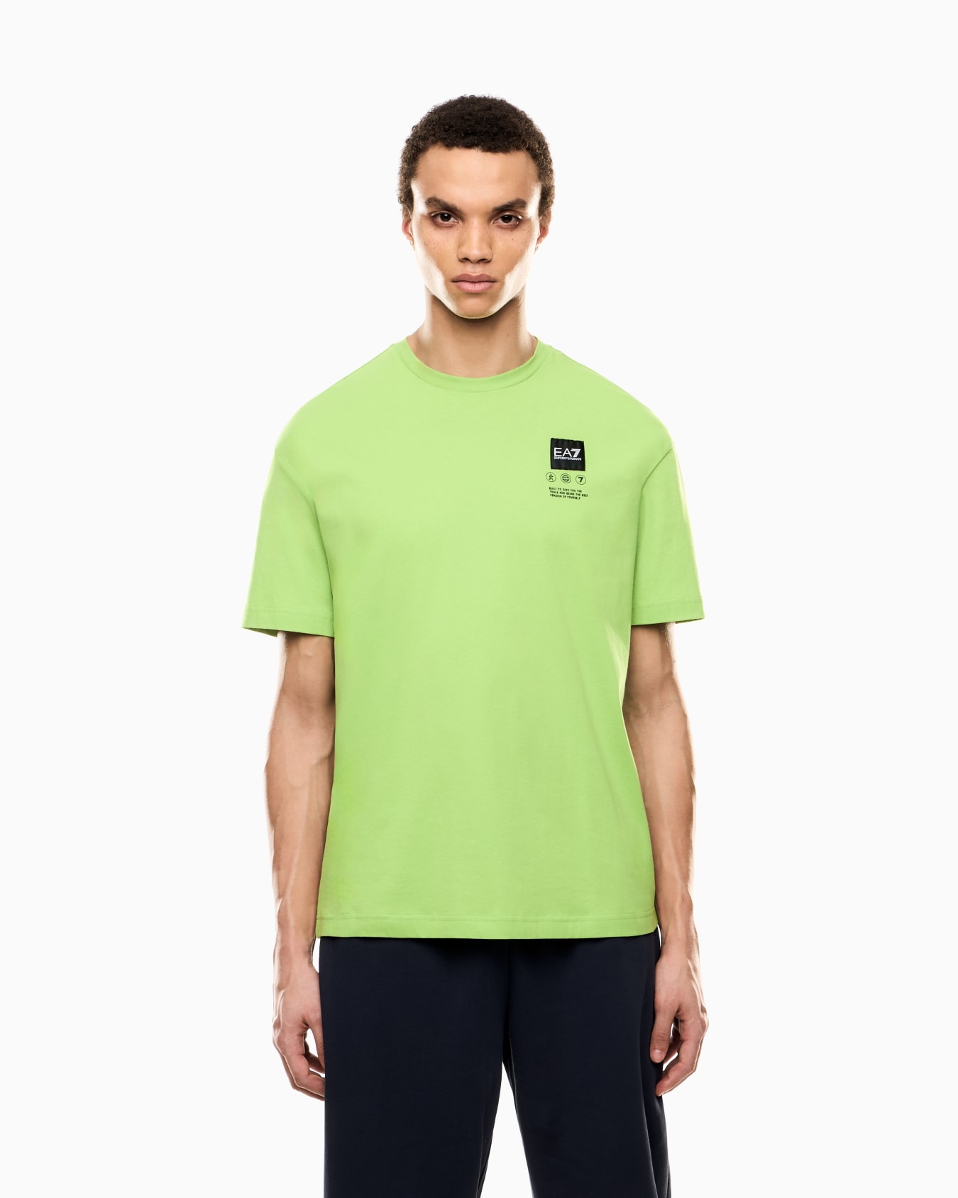 Logo Series cotton jersey T-shirt with print Slide 3