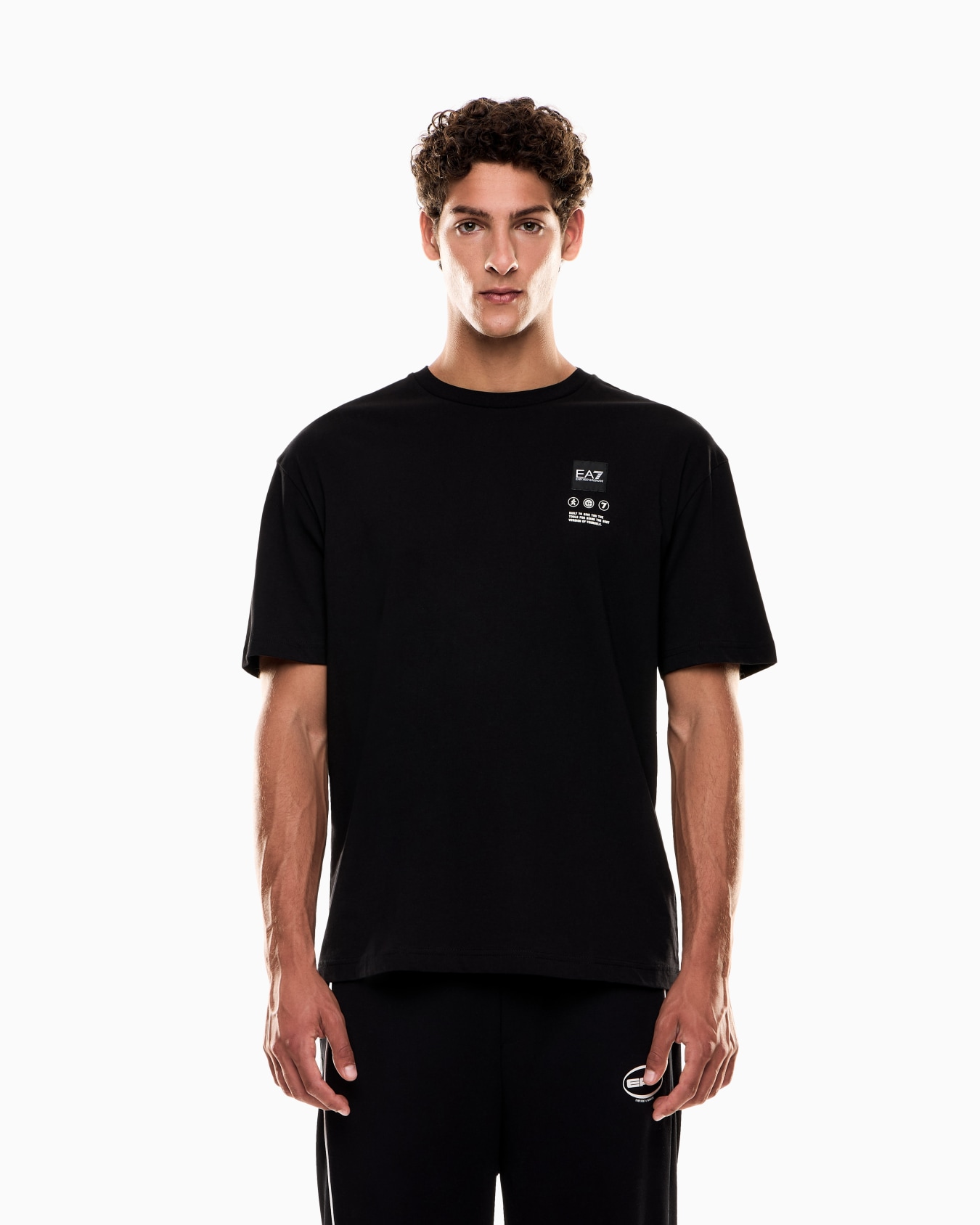 T-shirt Logo Series en jersey de coton avec imprimé Diapositive 3