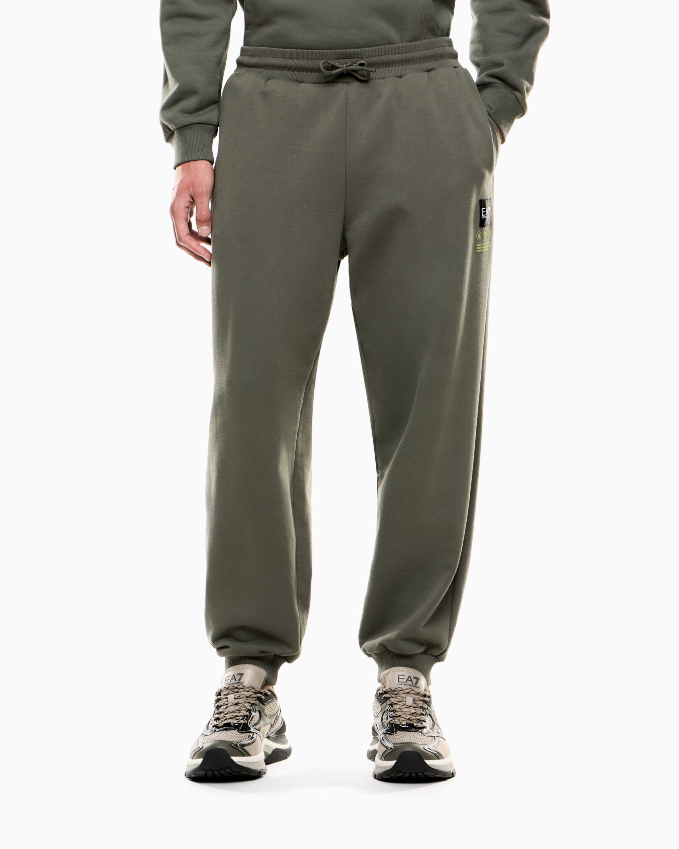 Logo Series joggers in French terry cotton Slide 3
