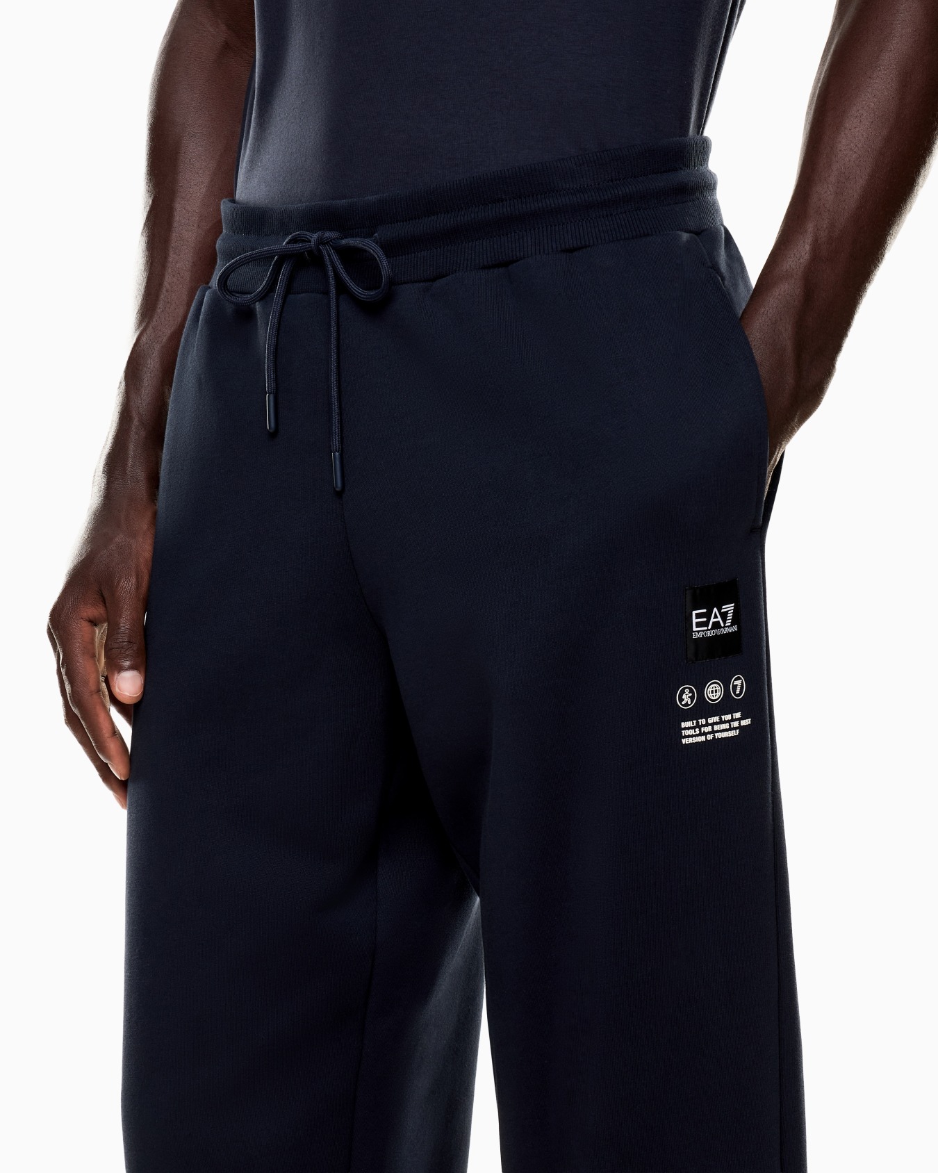 Logo Series joggers in French terry cotton Slide 4