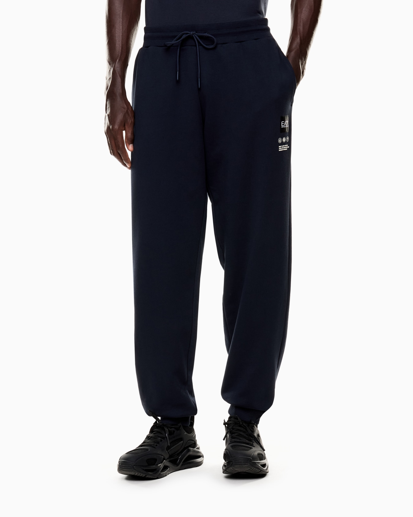 Logo Series joggers in French terry cotton Slide 3