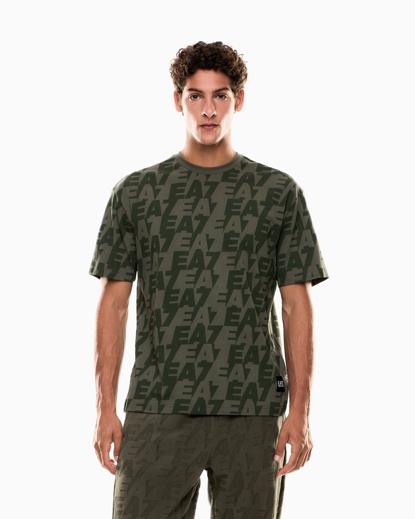 Camiseta de cuello redondo Logo Series en algodón orgánico ASV Diapositiva 3