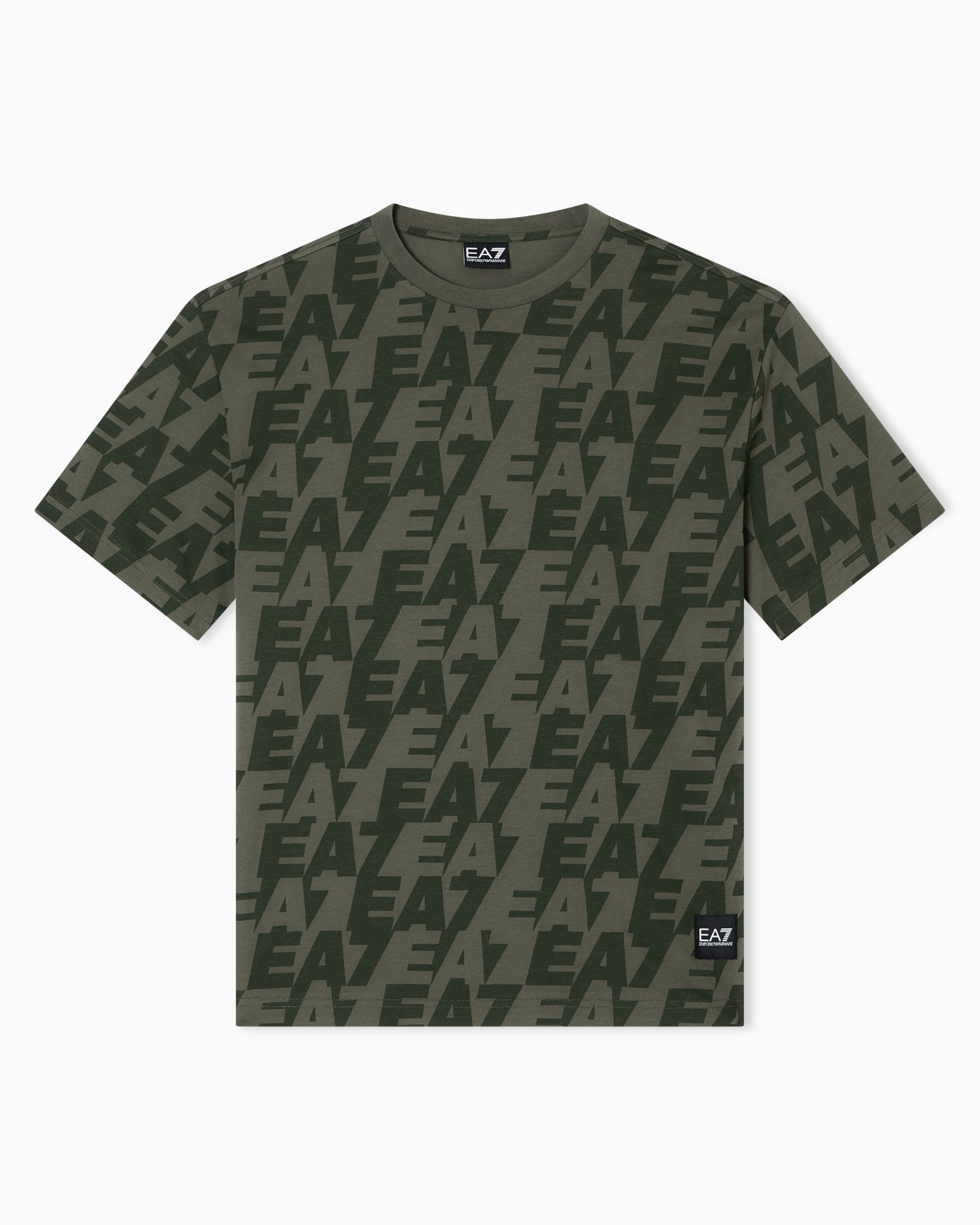 Camiseta de cuello redondo Logo Series en algodón orgánico ASV Diapositiva 0