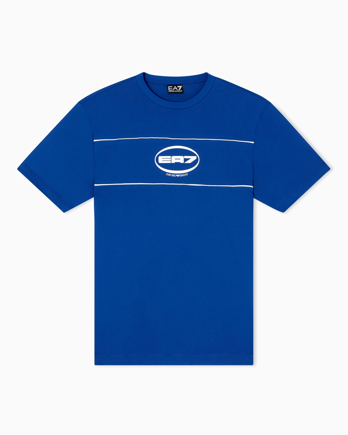 T-shirt girocollo Logo Series in jersey di misto cotone Slide 0