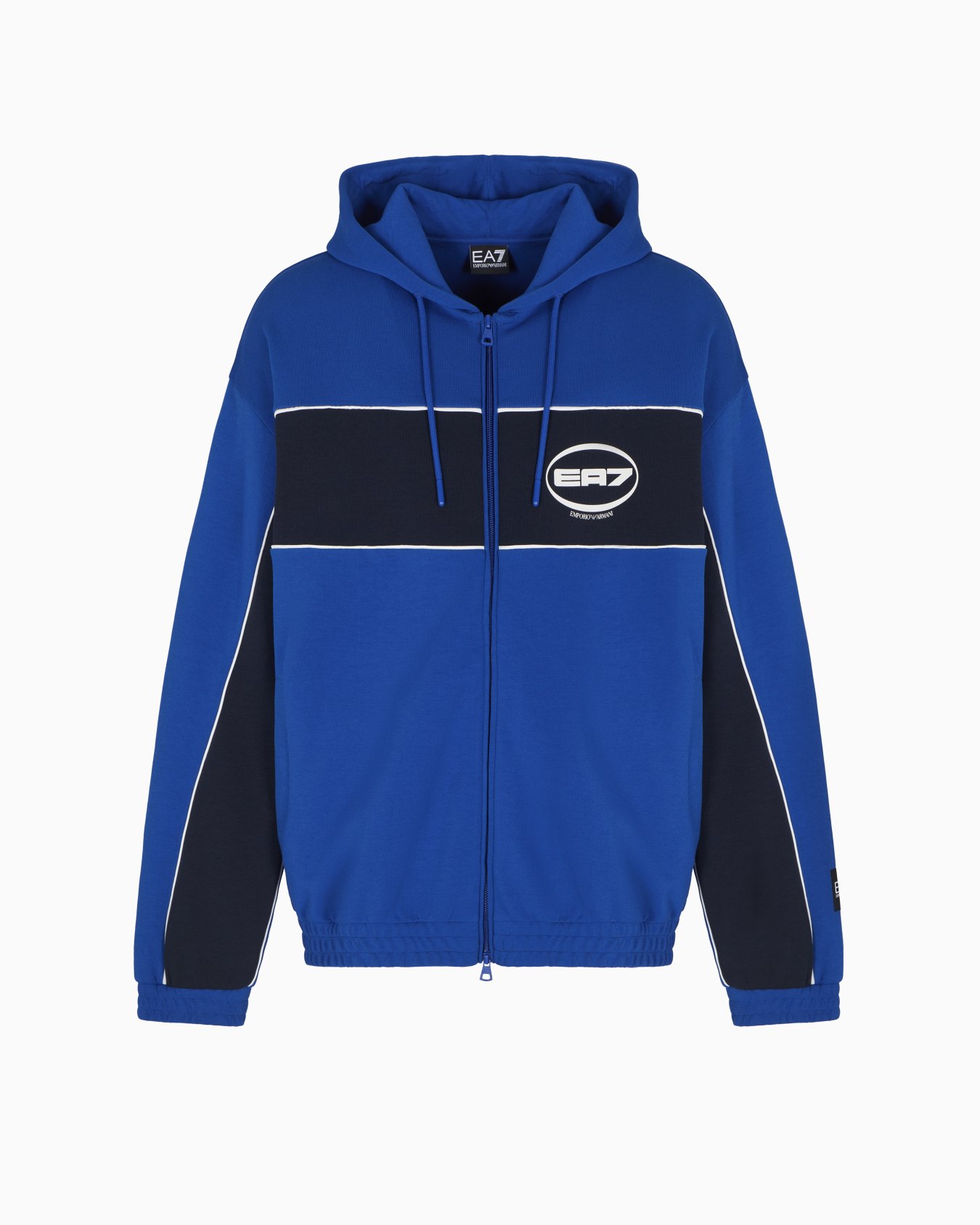 Logo Series stretch cotton-blend hooded sweatshirt Slide 0