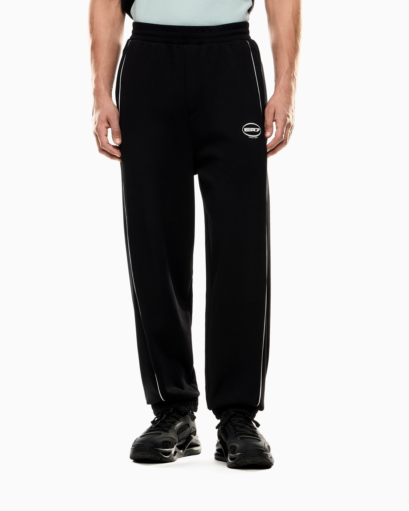 Logo Series stretch cotton-blend joggers Slide 3
