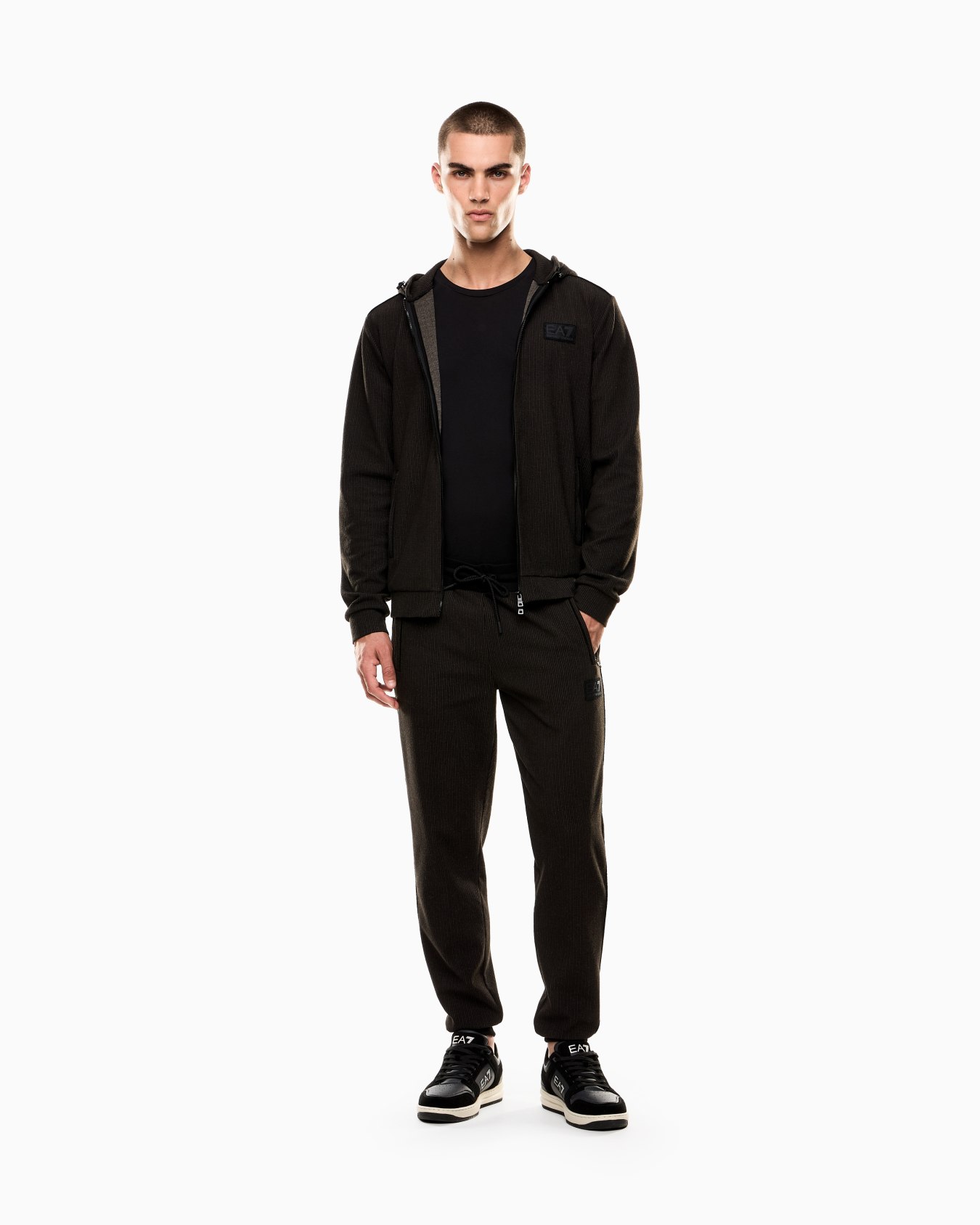 Lux Identity stretch acetate-blend crew-neck T-shirt Slide 1