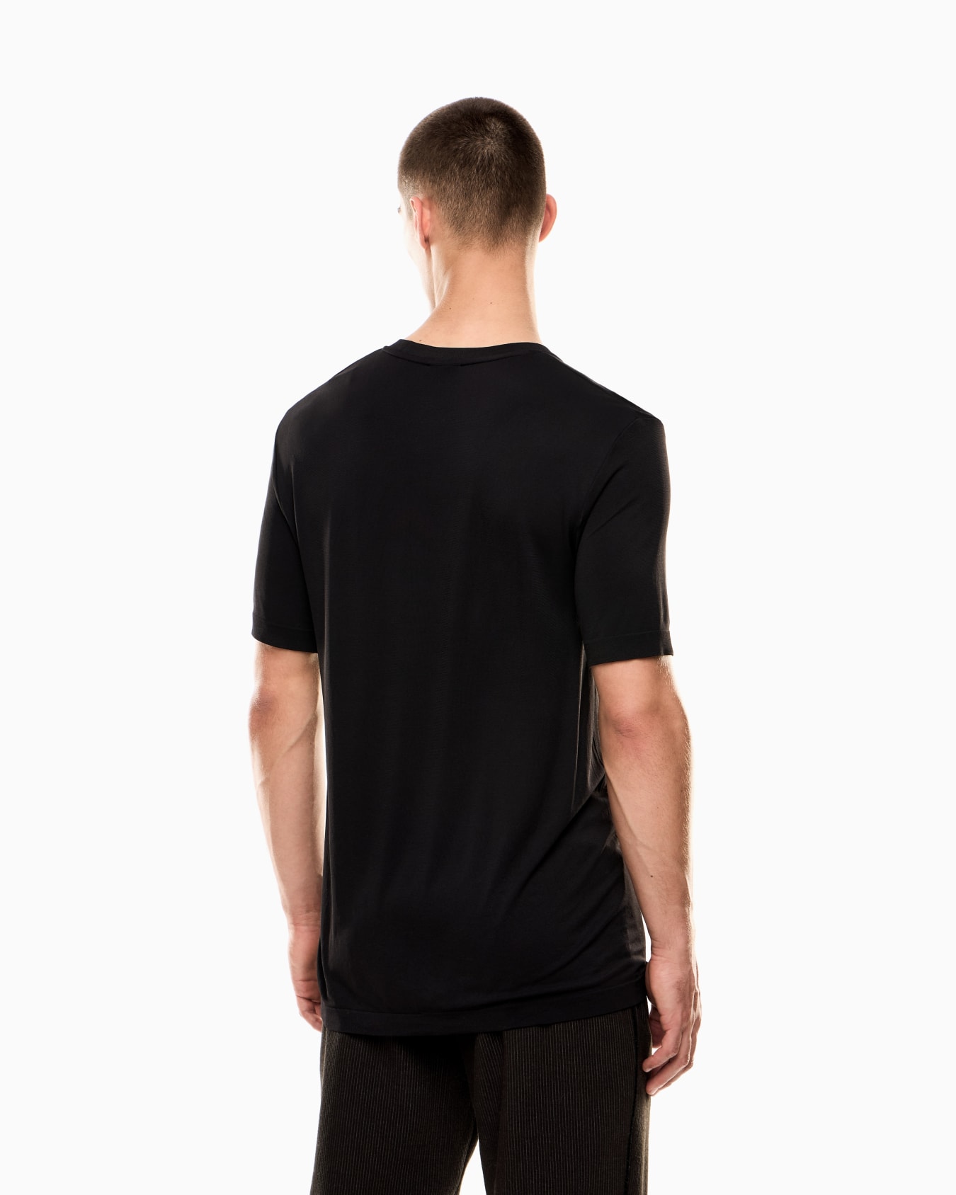 Lux Identity stretch acetate-blend crew-neck T-shirt Slide 2