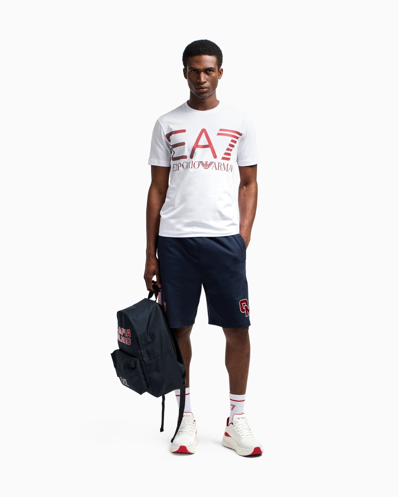 Olimpia Milano Cotton T-shirt with print Slide 2
