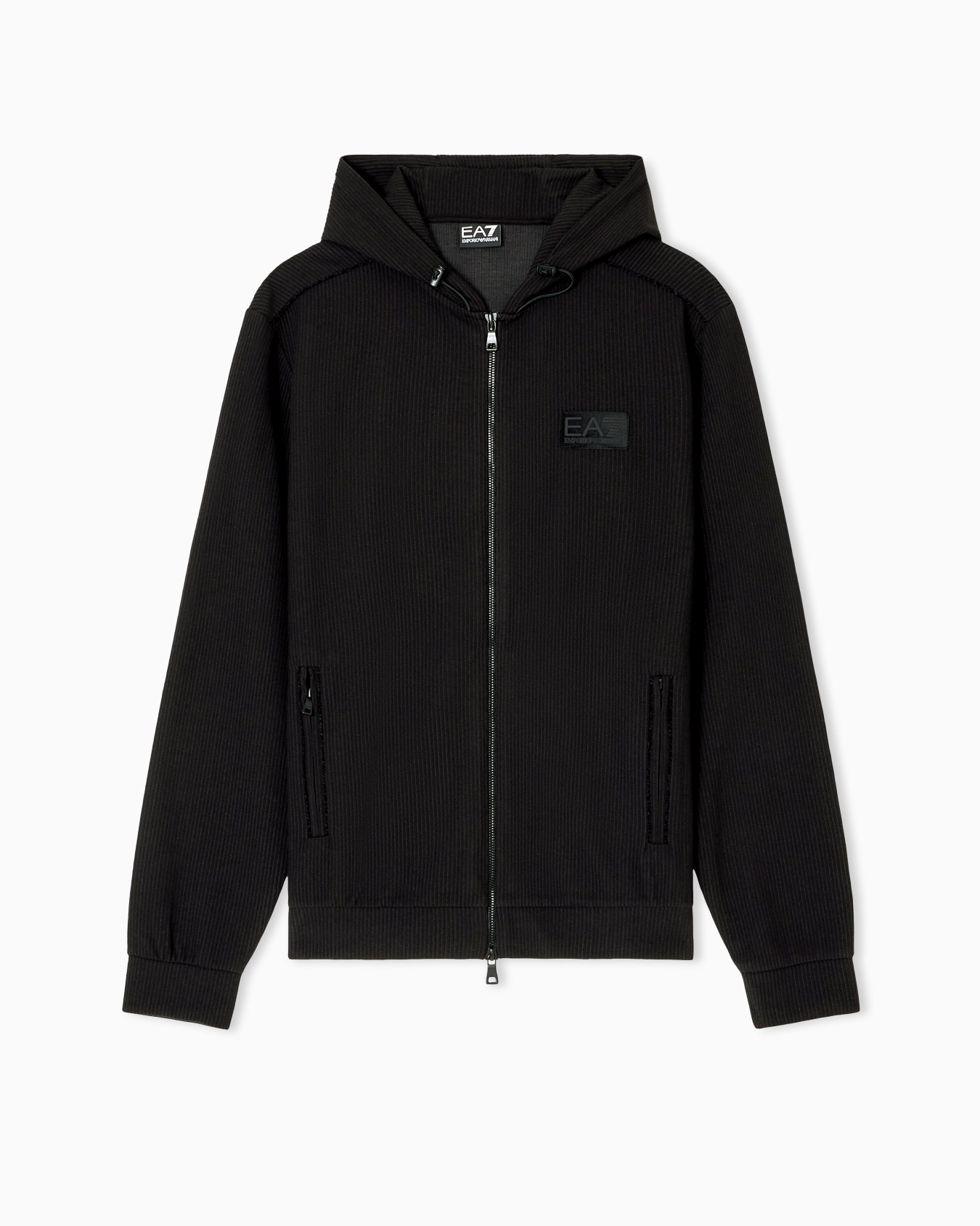 Felpa con cappuccio Lux Identity in misto viscosa stretch Slide 0