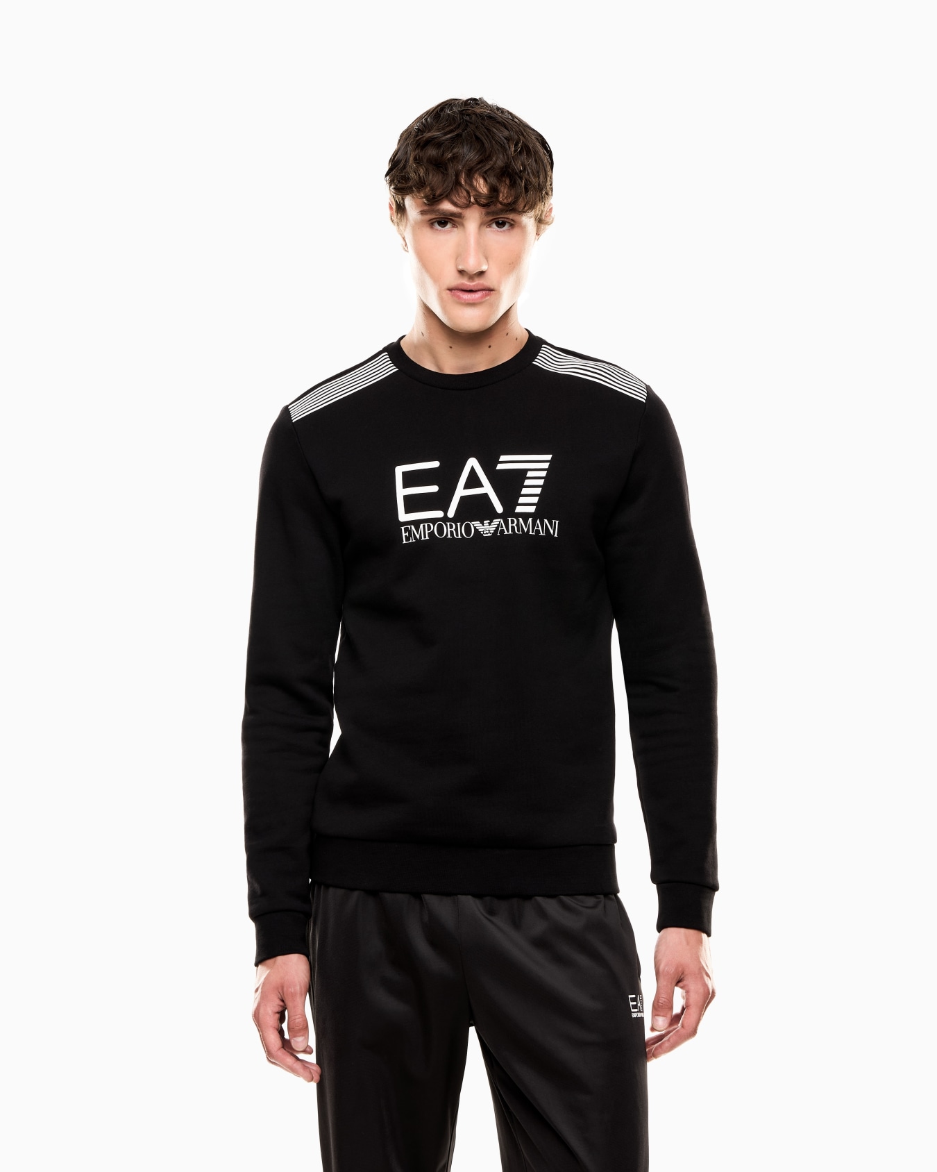 ASV 7 Lines Sweatshirt mit Rundhalsausschnitt aus einer Baumwollmischung Folie 3