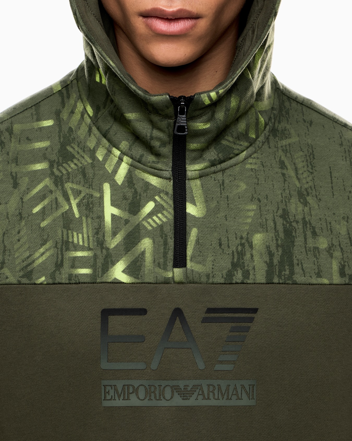 Graphic Series cotton-jersey hooded sweatshirt Slide 4