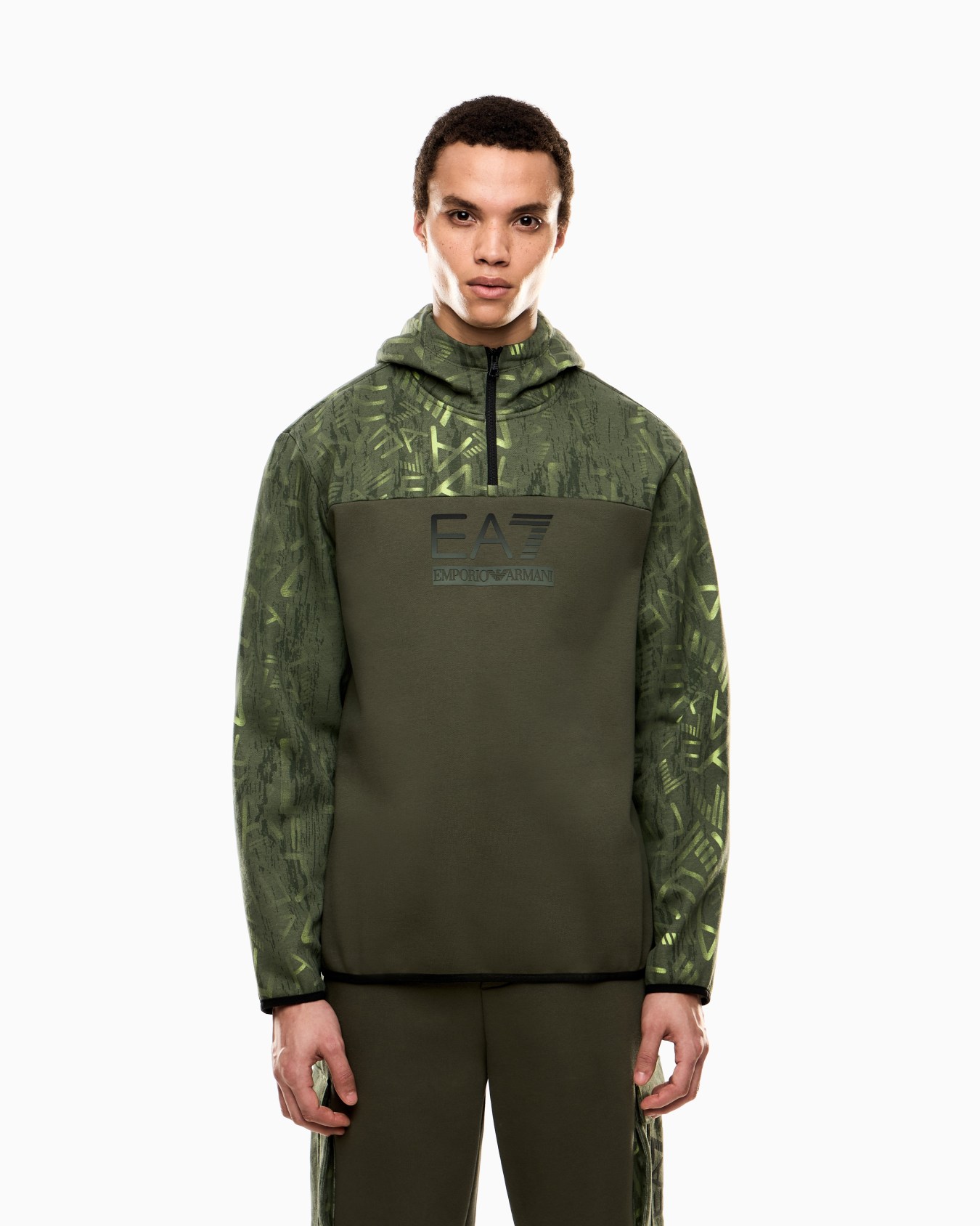 Graphic Series cotton-jersey hooded sweatshirt Slide 3