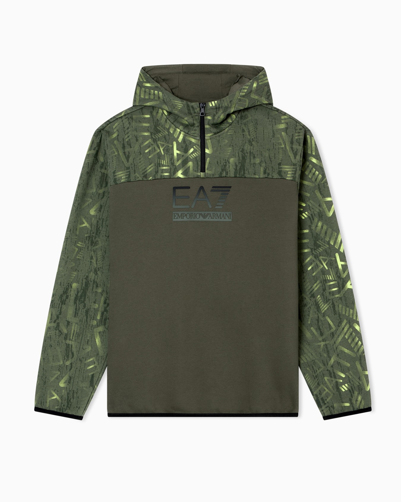 Graphic Series cotton-jersey hooded sweatshirt Slide 0