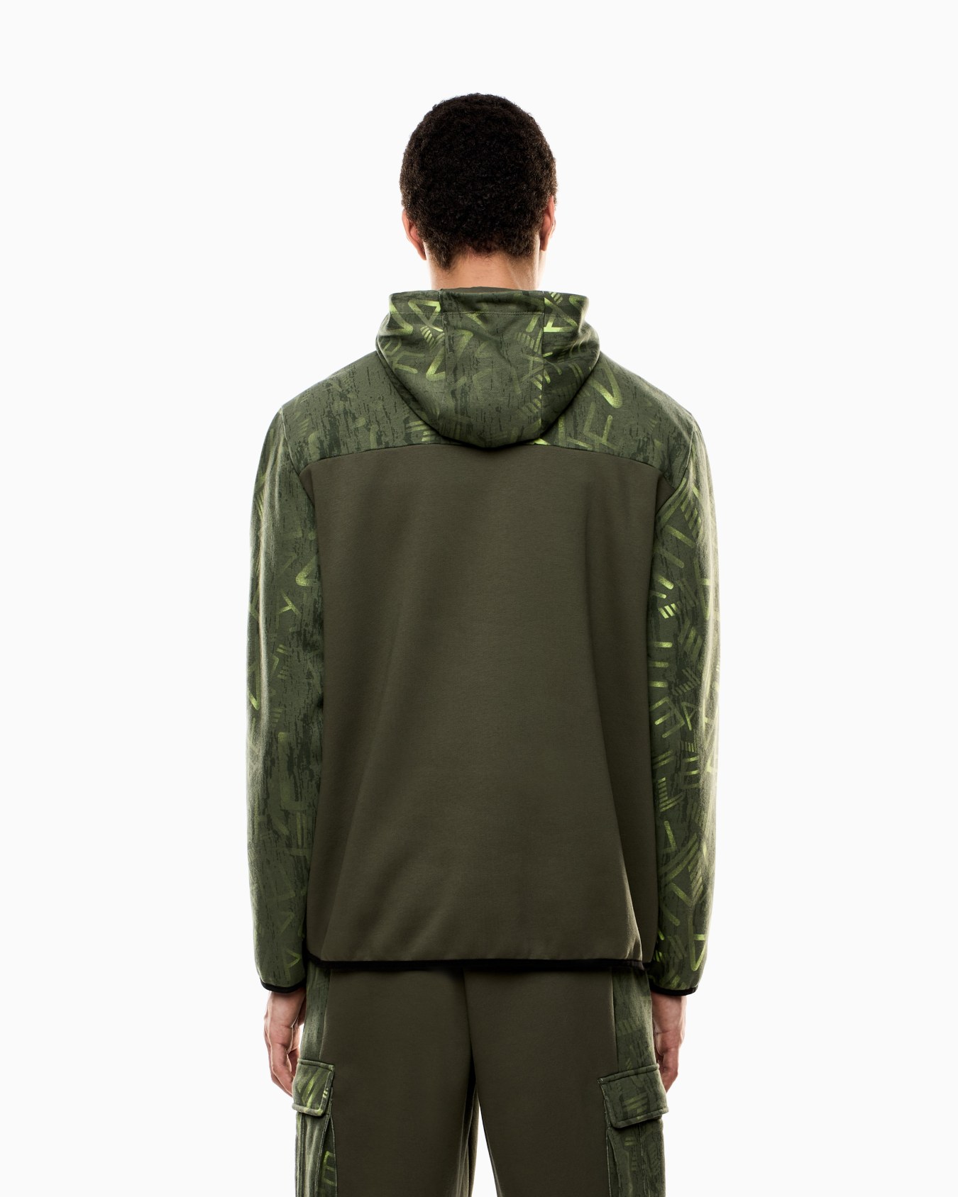 Graphic Series cotton-jersey hooded sweatshirt Slide 2